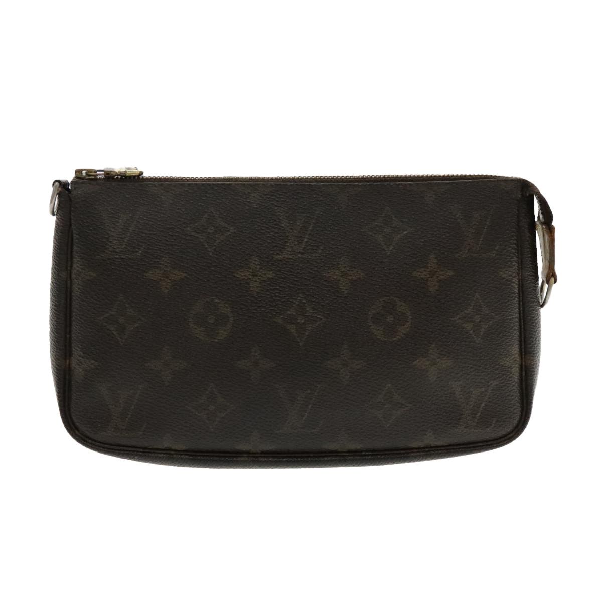Louis Vuitton Pochette Accessoire Brown Canvas Clutch Bag (Pre-Owned) Size ONE SIZE - 1 Thumbnail
