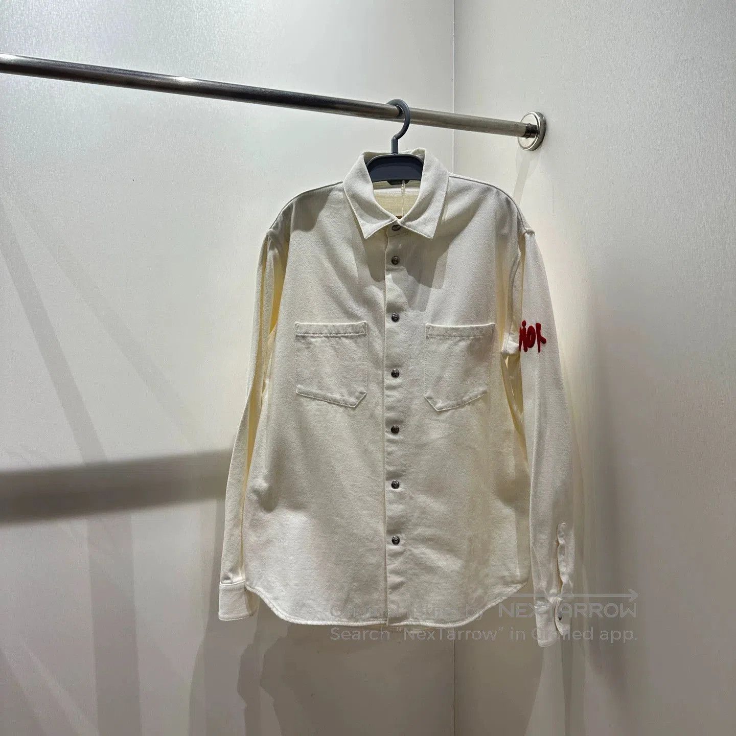 Dior Long Sleeve Button-Up Shirt with Bull Embroidery. Size US M / EU 48-50 / 2 - 2 Thumbnail