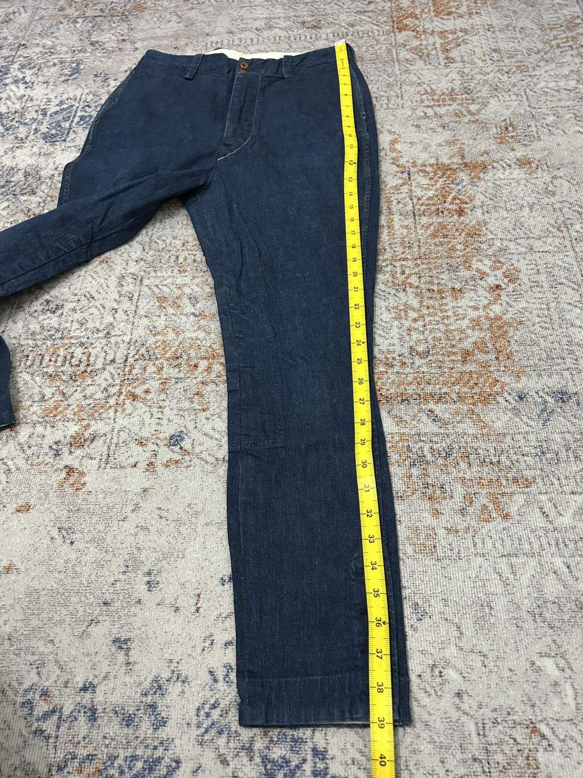 45rpm 45Rpm Japan Denim Bottom button Pants Size US 27 - 20 Thumbnail