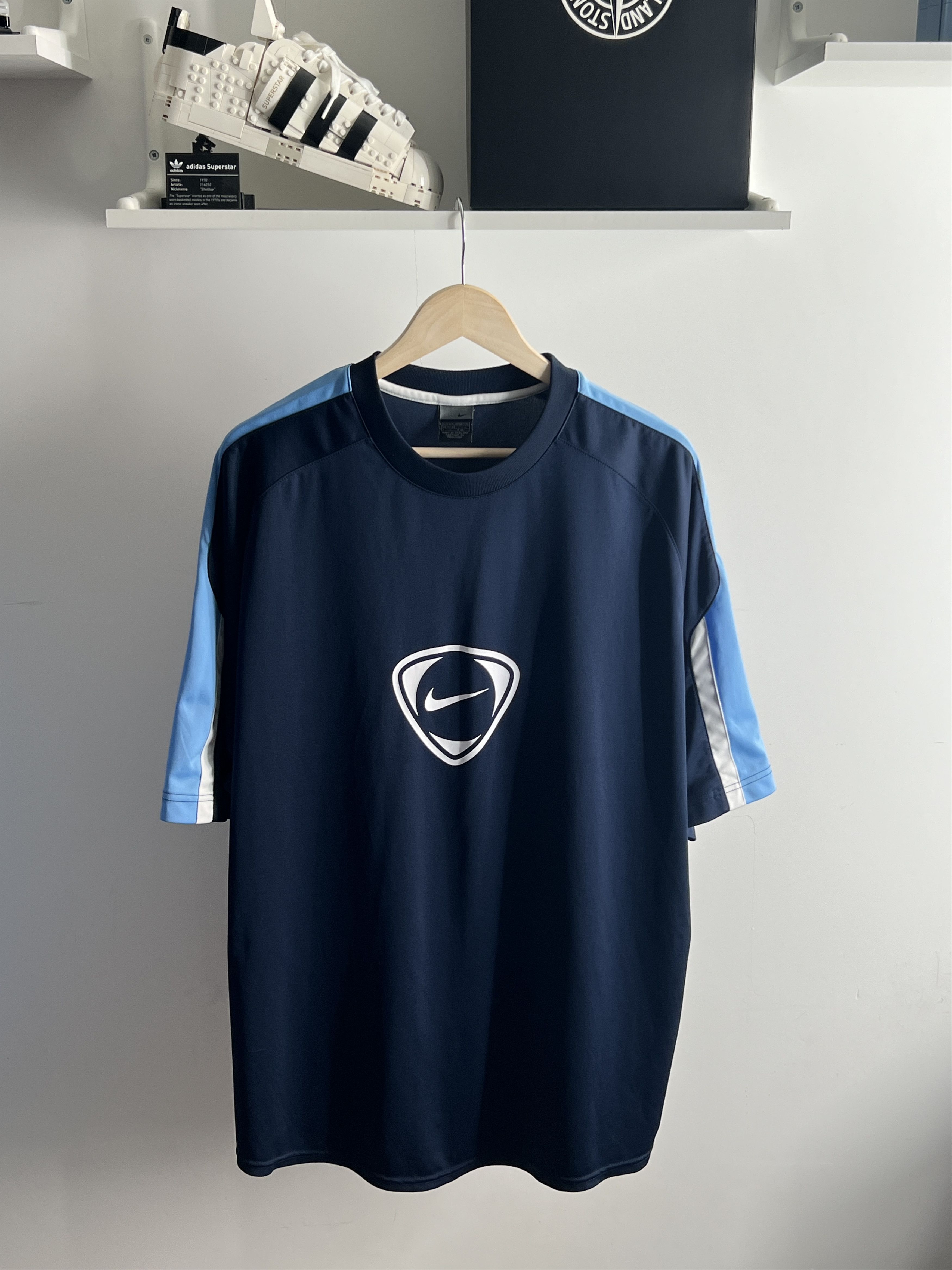Nike × Vintage Jersey Nike Vintage Total 90 Y2K Football Aesthetic Size US XXL / EU 58 / 5 - 1 Thumbnail