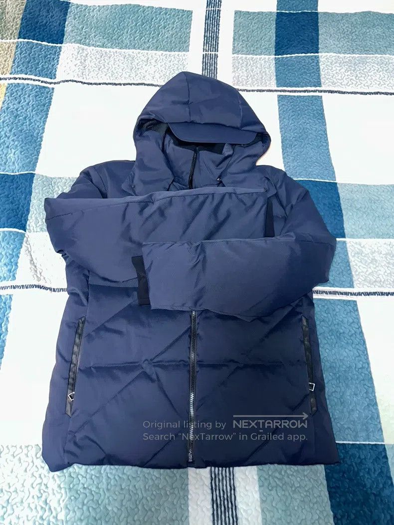Hermes Hermes Zip-up hooded jacket with down filling, navy blue, Size US M / EU 48-50 / 2 - 3 Thumbnail