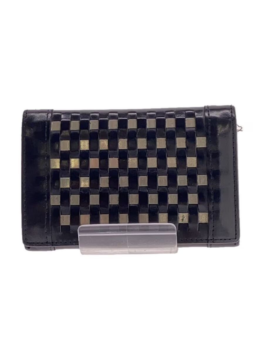 Jean Paul Gaultier Archive Woven Metal Leather Card Case Wallet Size ONE SIZE - 1 Thumbnail