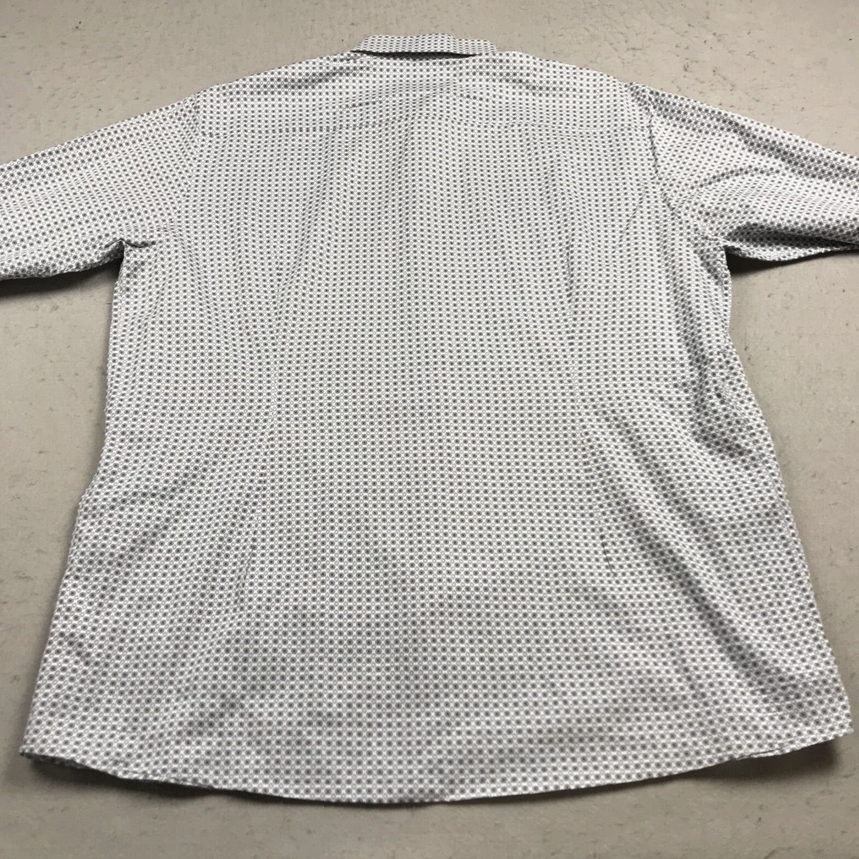 Eton Etón Shirt Mens 17.5 44 White Cotton Button Collared Dress Shirt Long Sleeve Regular Vintage No N/A Size US XXL / EU 58 / 5 - 7 Thumbnail