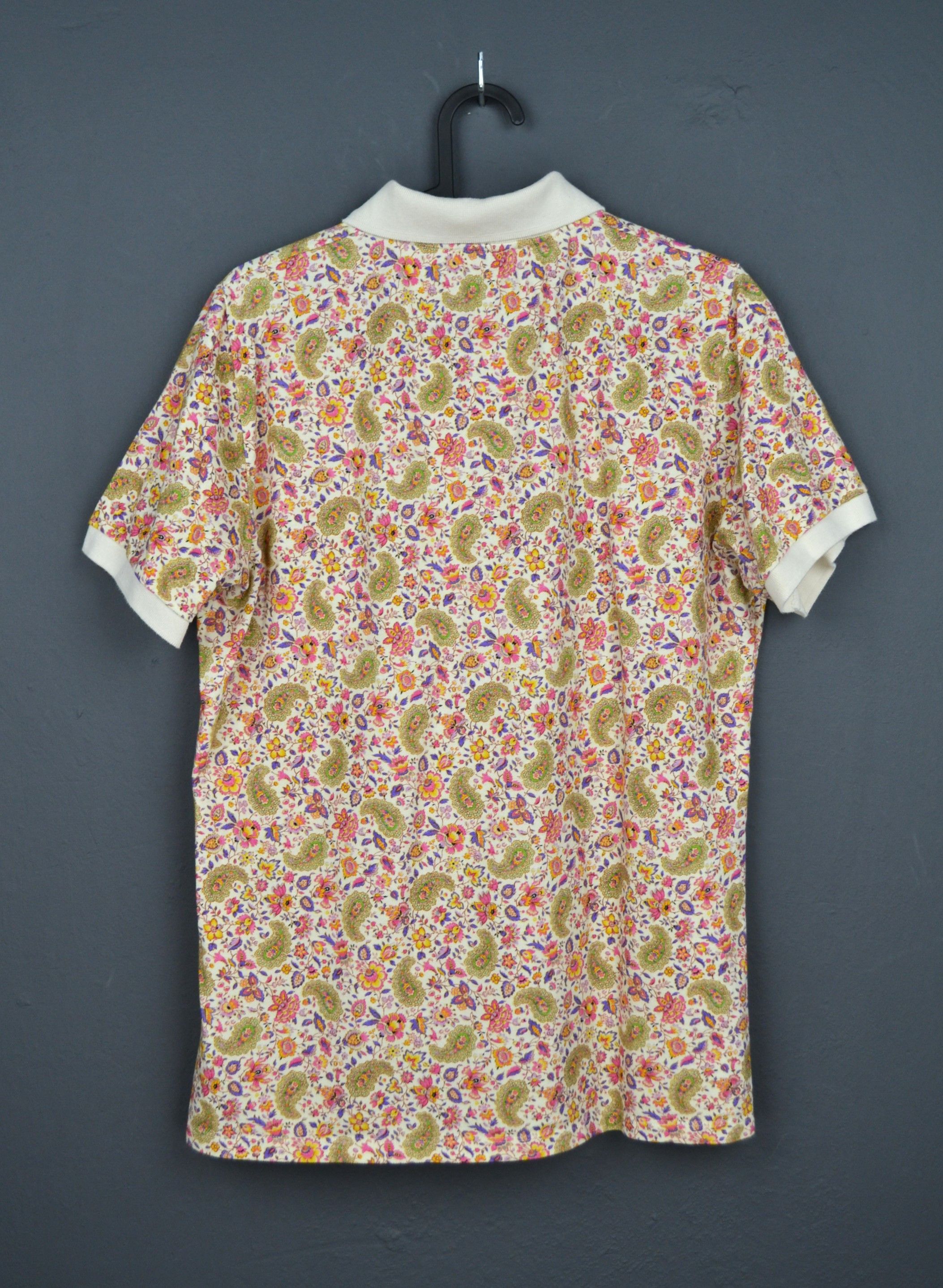 Etro Etro Pima Cotton 48 Polo Shirt floral Print Paisley L-XL Size XL / US 12-14 / IT 48-50 - 6 Thumbnail