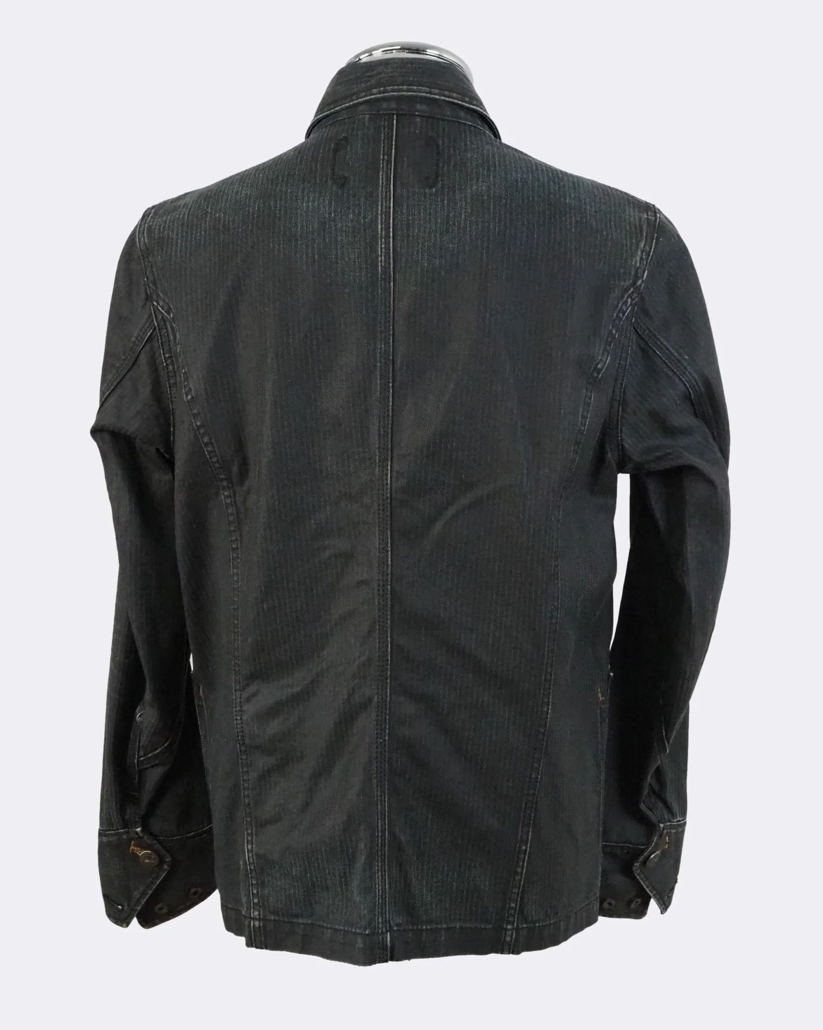 Diesel Men's Diesel Dark Denim Jeans Button-front Jacket $447 Size US M / EU 48-50 / 2 - 2 Thumbnail