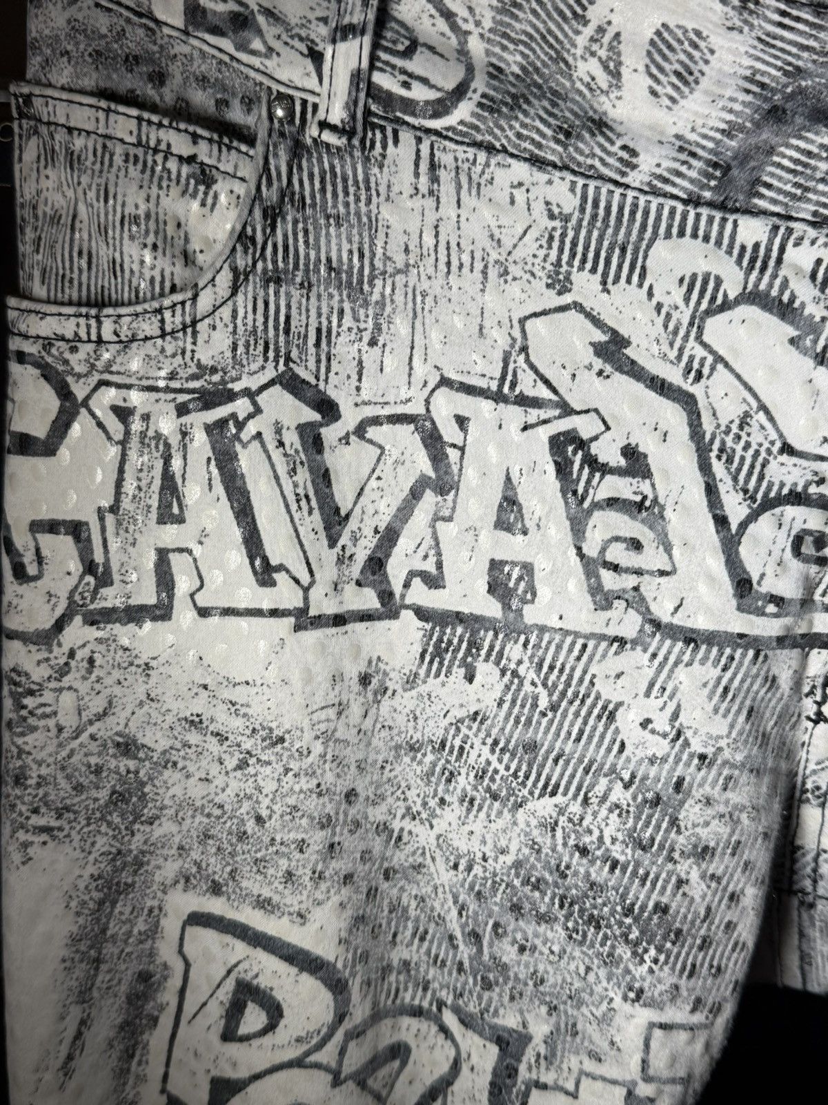 Just Cavalli 2000's Just Cavalli Graffiti Pant Size 30" / US 8 / IT 44 - 4 Thumbnail