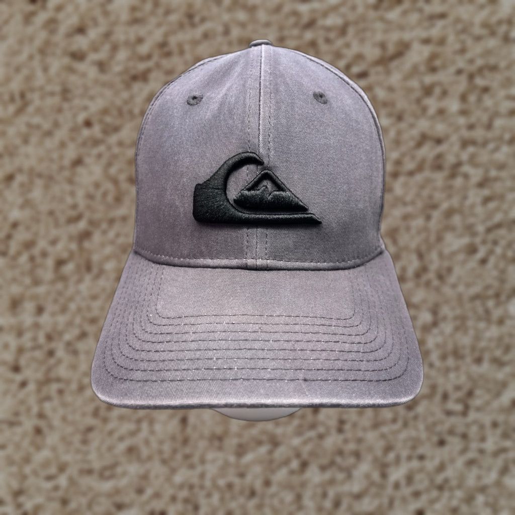 New Era Quiksilver x New Era Hat Cap Fitted Adult One Size Gray Cotton Blend 39thirty Size ONE SIZE - 1 Thumbnail