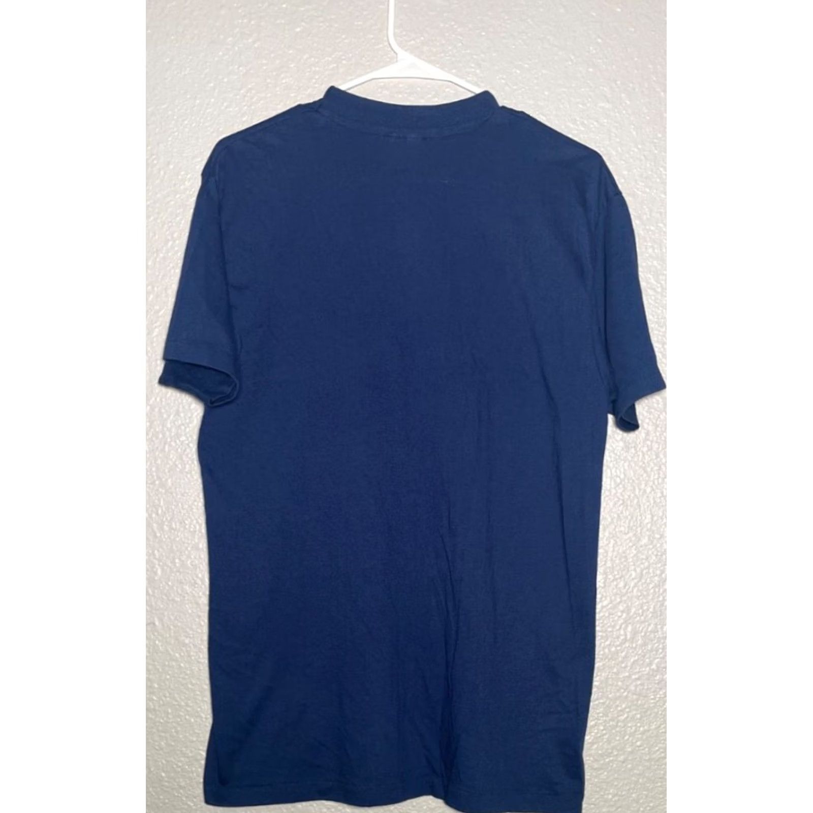 Hanes VINTAGE Hanes Handball T-Shirt Adult XL Navy Blue USA Spellout Graphic Size US XL / EU 56 / 4 - 3 Thumbnail