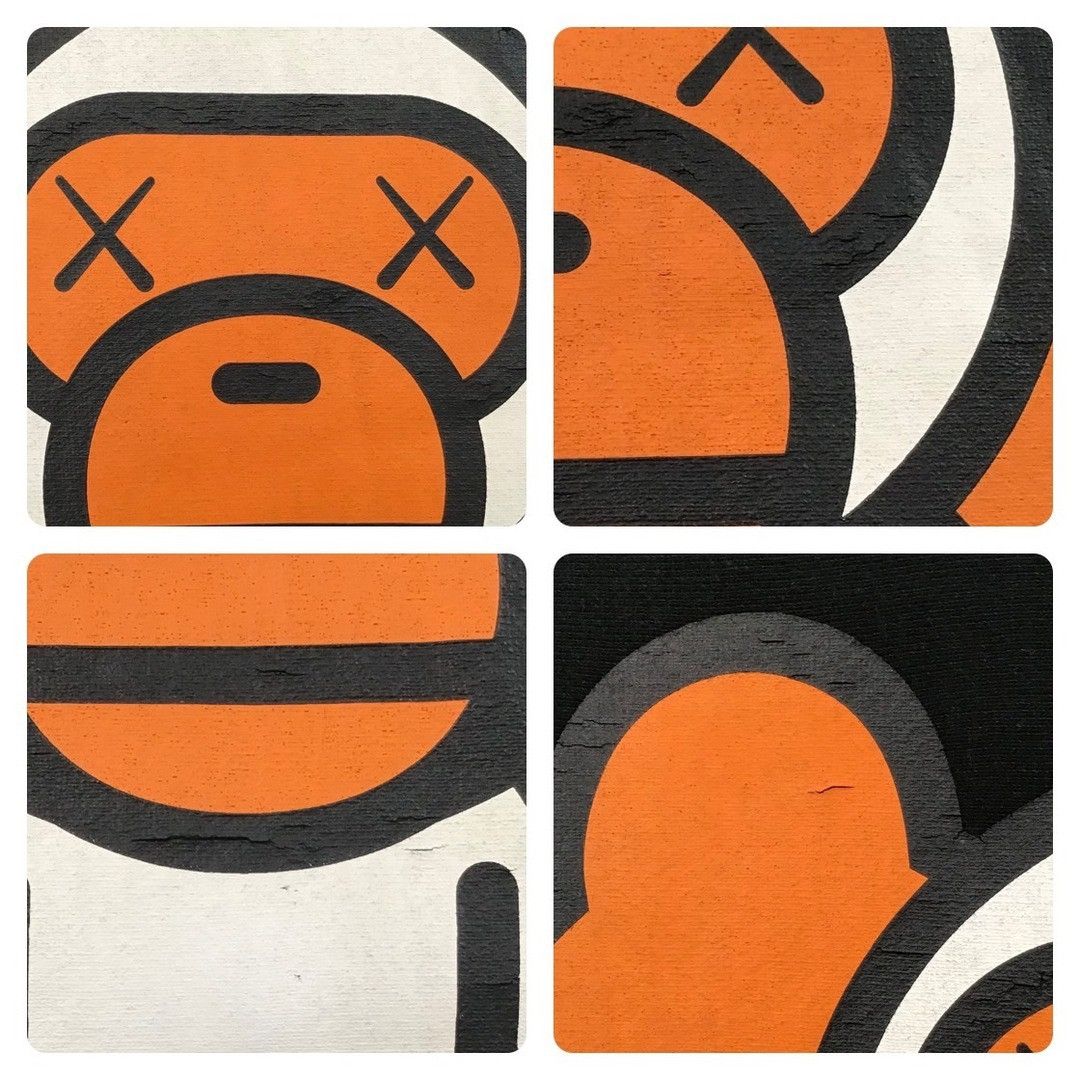 Bape × Kaws BAPE × KAWS MILO pullover hoodie a bathing ape NIGO Size US XS / EU 42 / 0 - 8 Thumbnail