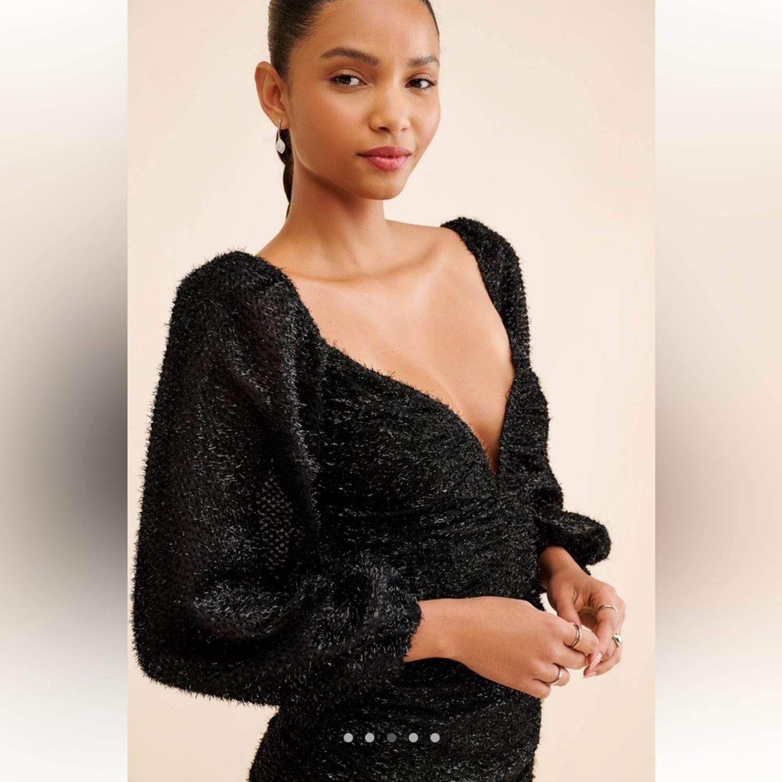 AUTRY ASTR sz 6 MEDIUM party NYE dress metallic sparkle Mini Size M / US 6-8 / IT 42-44 - 3 Thumbnail