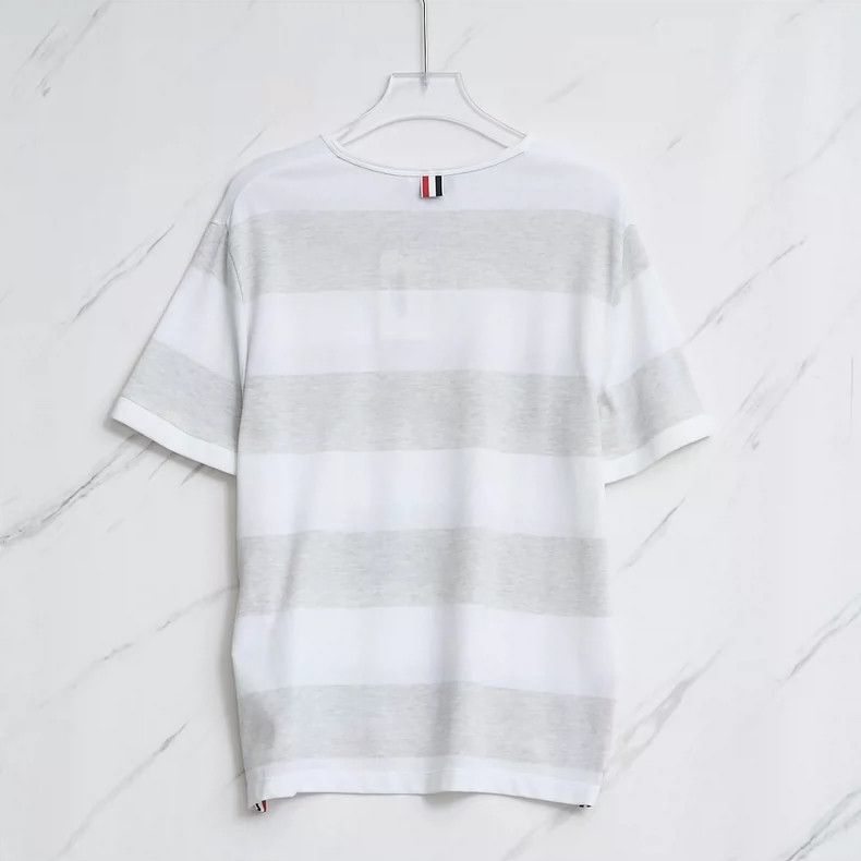 Thom Browne Thom Browne size3 Striped T-shirt Size US L / EU 52-54 / 3 - 9 Thumbnail