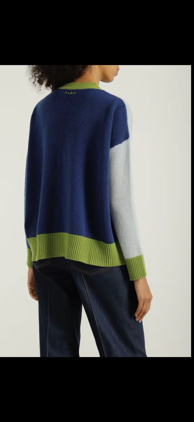 Marni Last Size Marni Colour Block Cashmere Cardigan Size S / US 4 / IT 40 - 3 Thumbnail