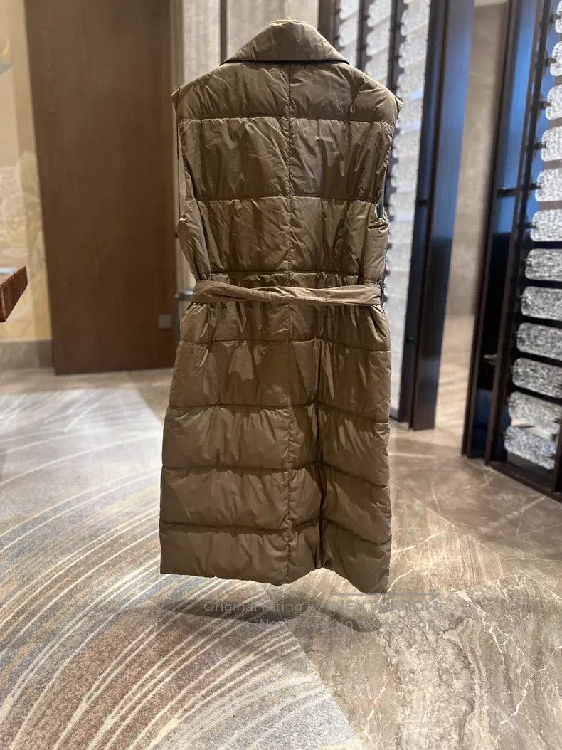 Brunello Cucinelli Brunello Cucinelli Long Down Vest, Reversible Size S / US 4 / IT 40 - 2 Thumbnail