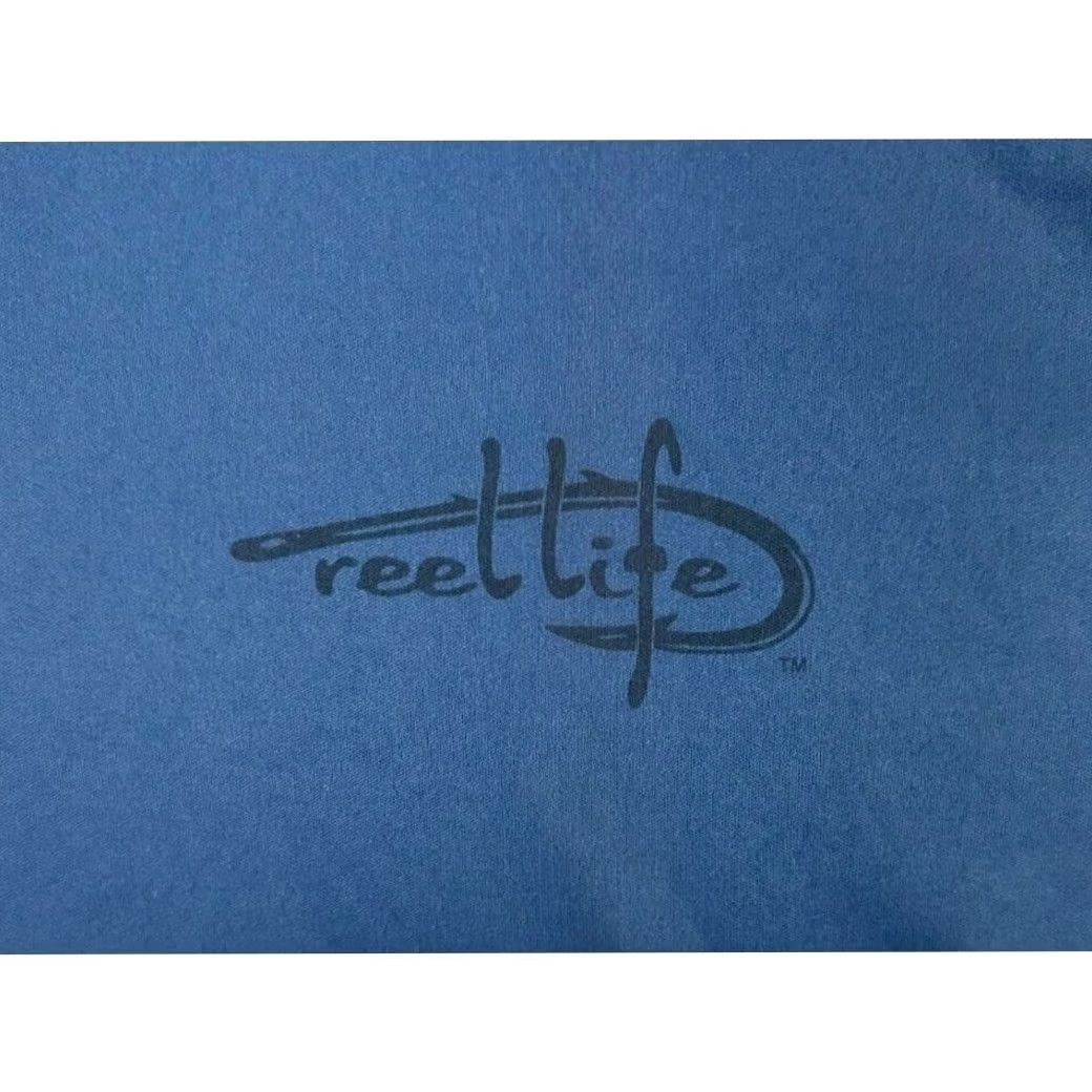 Alife Reel Life Fishing Shirt Adult 2X Big Blue Long Sleeve Fisherman Outdoor Mens Size US XXL / EU 58 / 5 - 5 Thumbnail