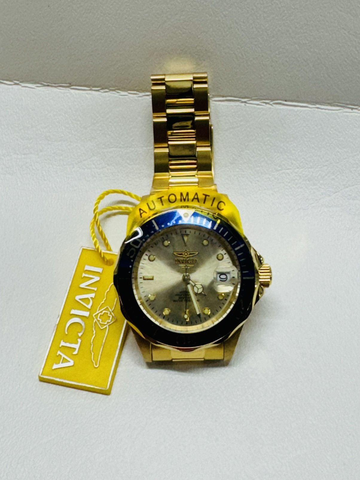 Invicta Invicta 9743 Pro Driver Automatic Champagne Dial Gold-tone Size 40 - 4 Thumbnail