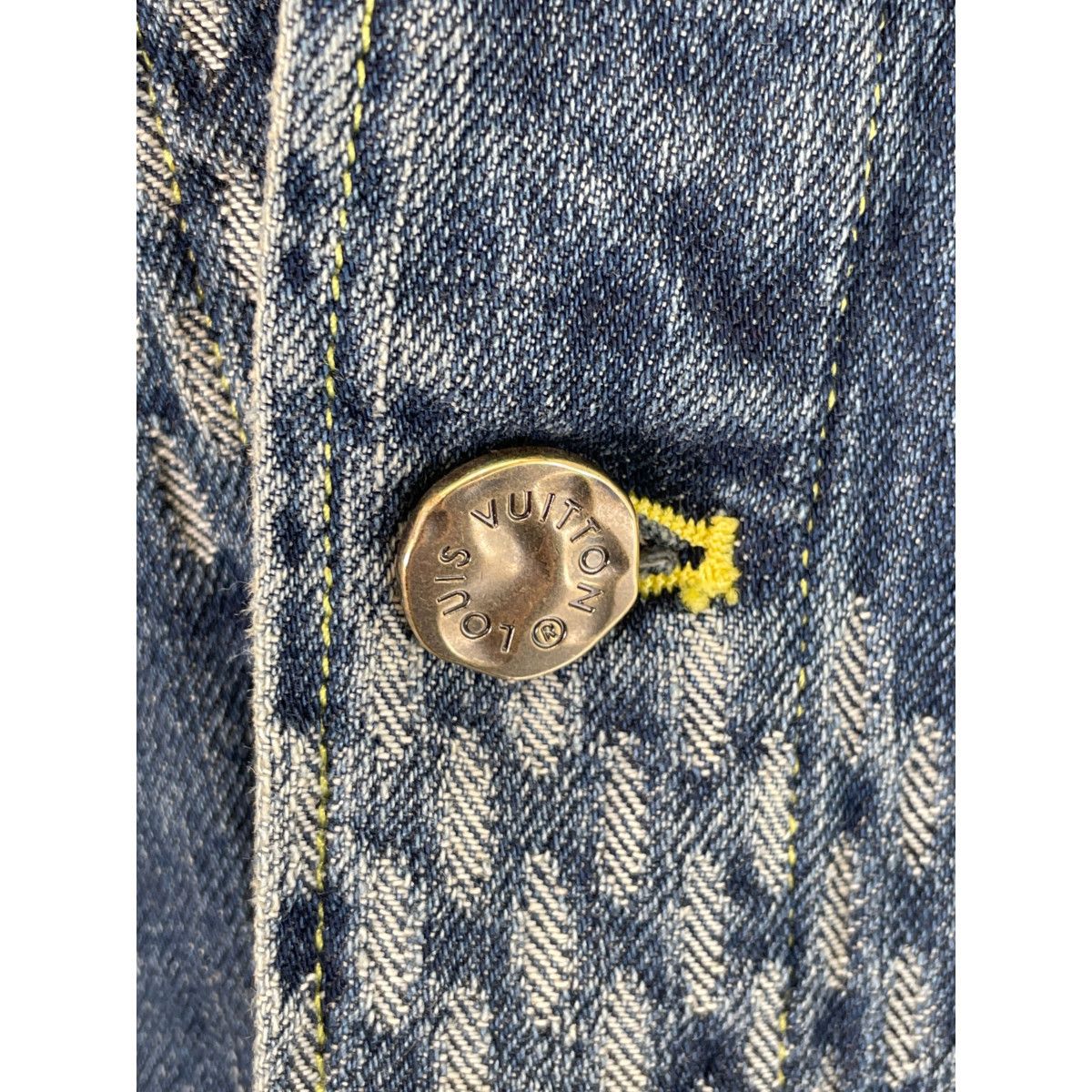 Louis Vuitton Louis Vuitton Wave Damier Denim Jacket Size US M / EU 48-50 / 2 - 2 Thumbnail