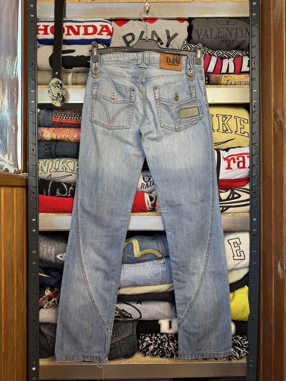 Dolce & Gabbana Crazy Y2K Vintage 90s Dolce&Gabanna Denim Jeans Size US 30 / EU 46 - 1 Thumbnail