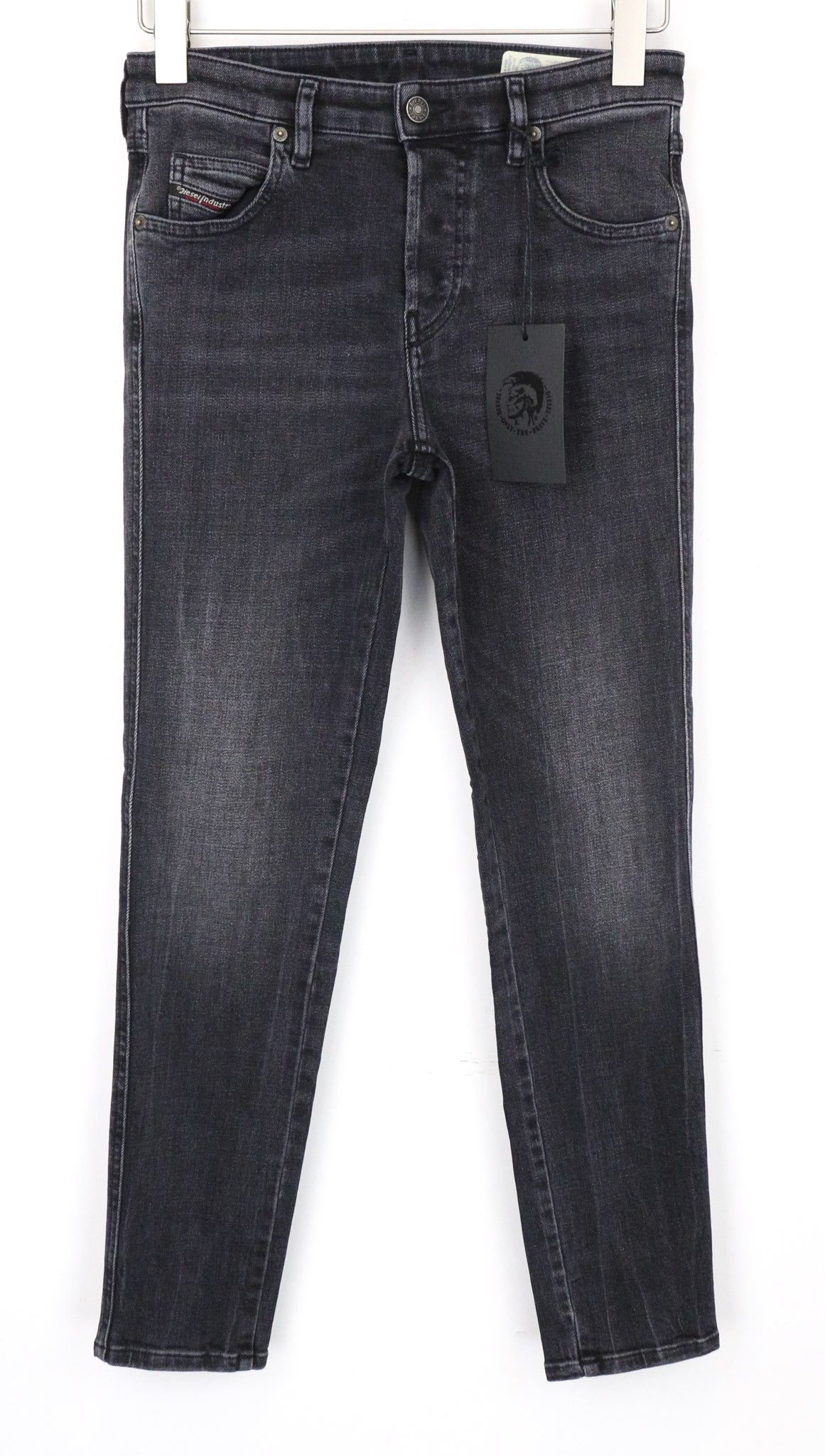 Diesel BABHILA 081AH W26/L32 Grey Buttoned Jeans 71714 Size 26" / US 2 / IT 38 - 1 Thumbnail