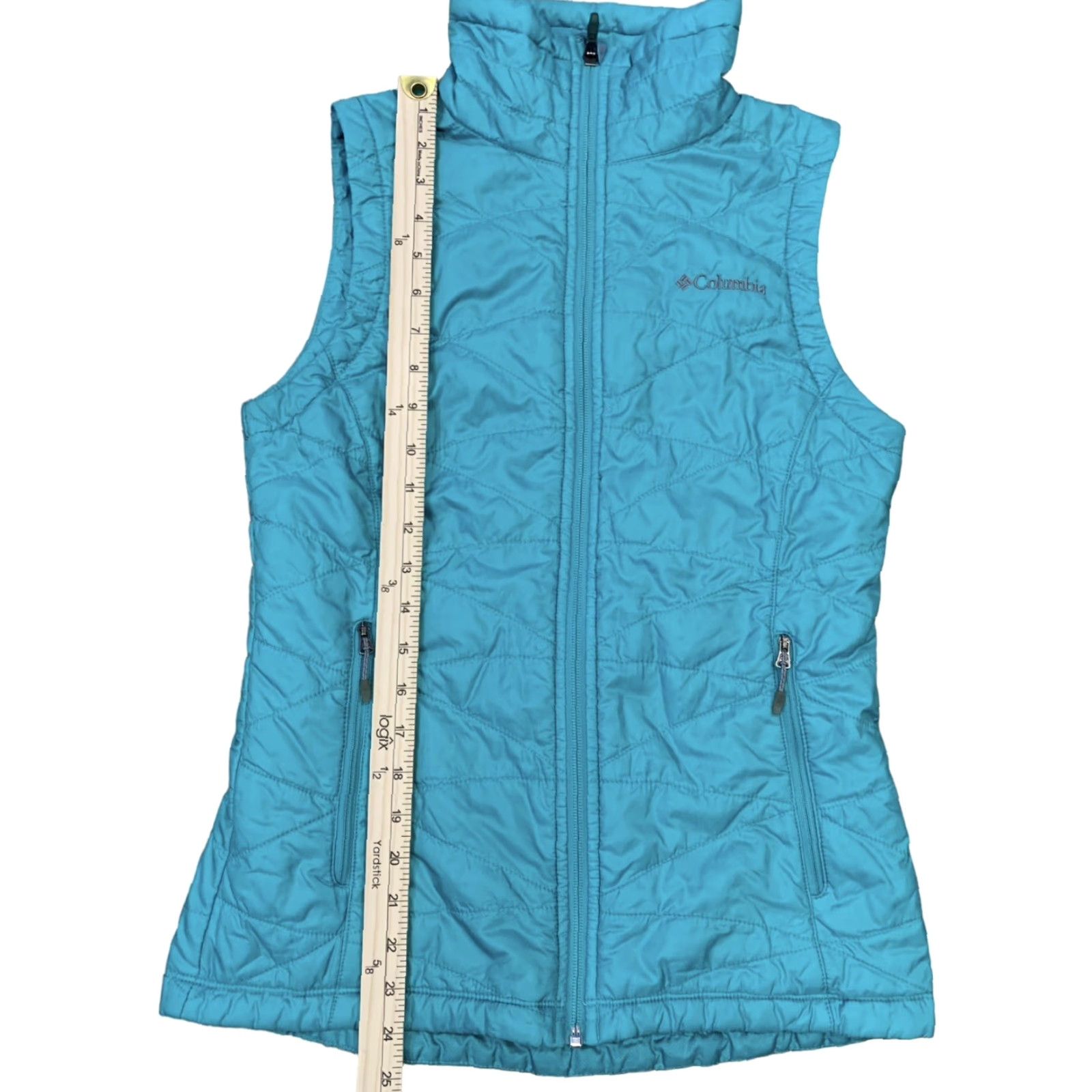 Vintage Columbia Omni Heat Puffer Vest Teal Teal/green S Small Womens Vest Heated Columbia Size S / US 4 / IT 40 - 4 Thumbnail