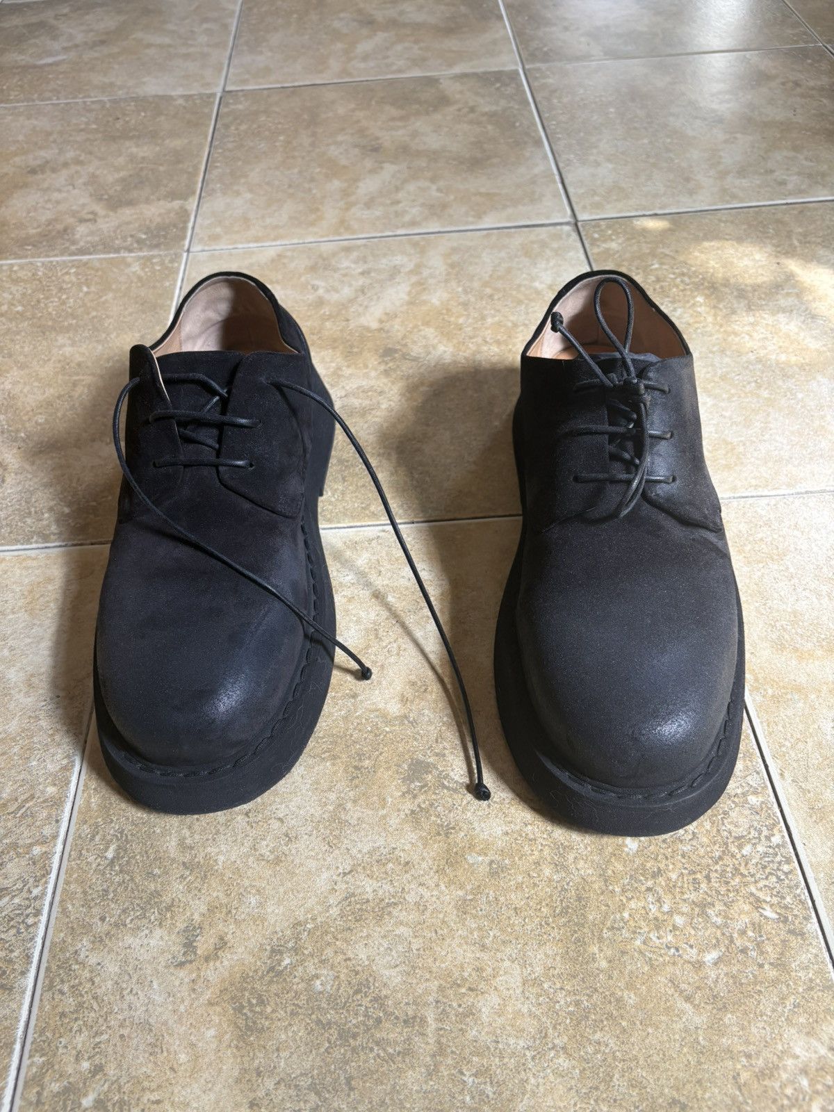 Marsell Marsèll Spalla Leather Derby shoes Size US 10.5 / EU 43-44 - 2 Thumbnail