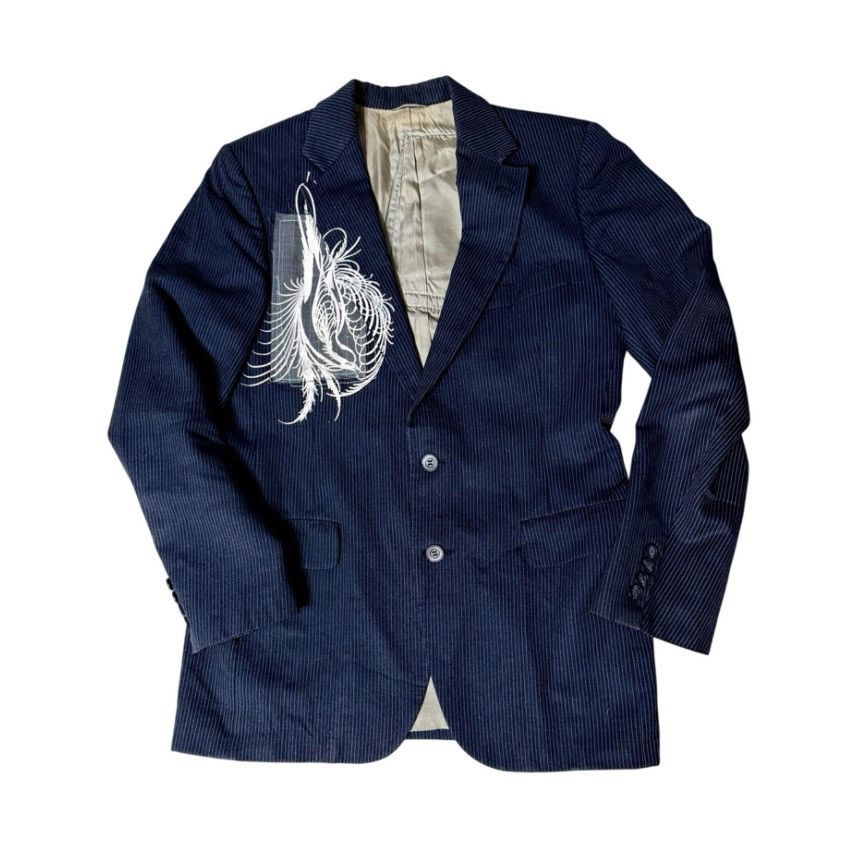 Other Kilgour, French & Stanbury Wool Blazer with Artistic Graphic Size 44R - 1 Thumbnail