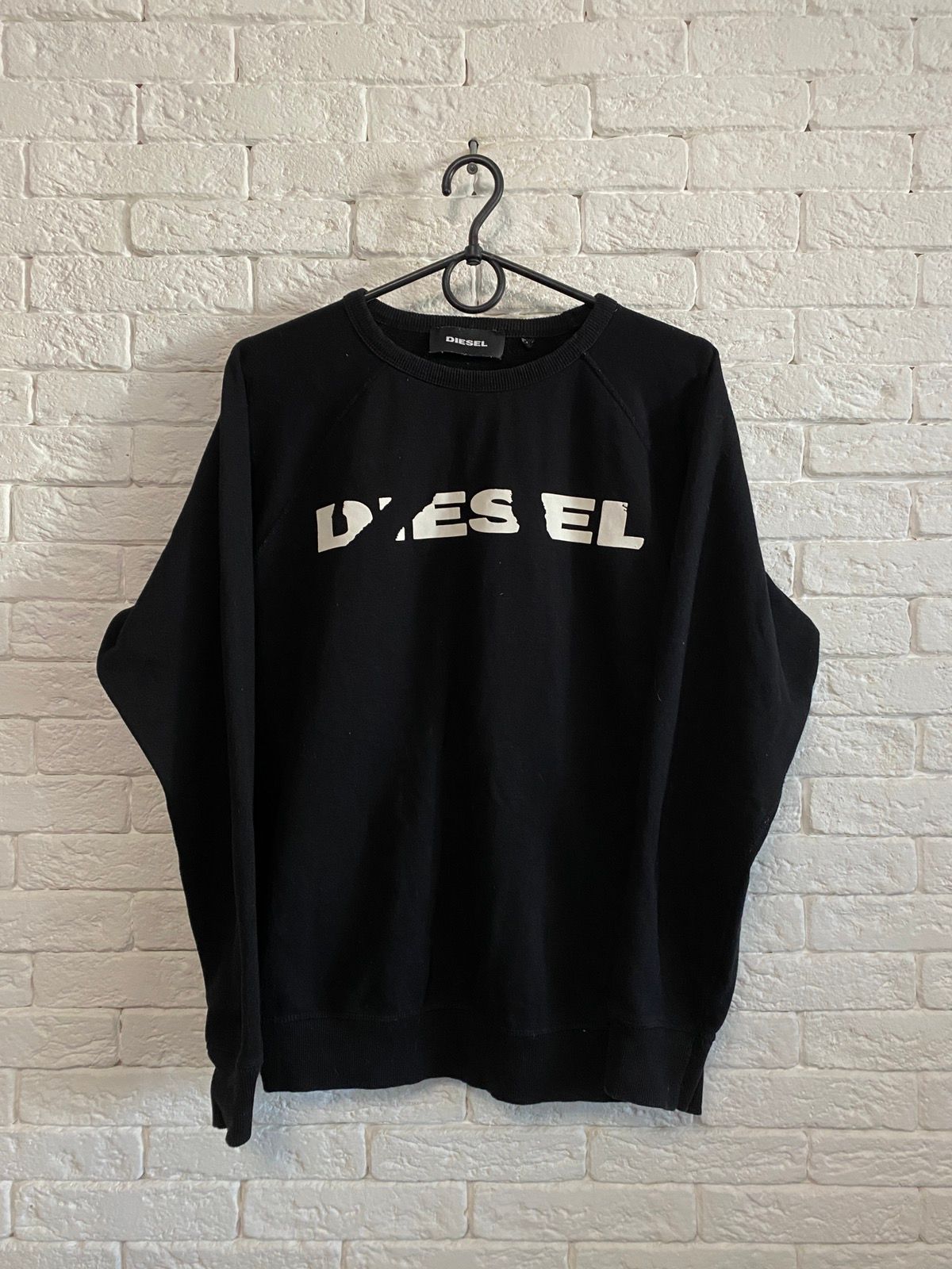 Pre-owned Diesel Opium Sweatshirt  Y2k In Black