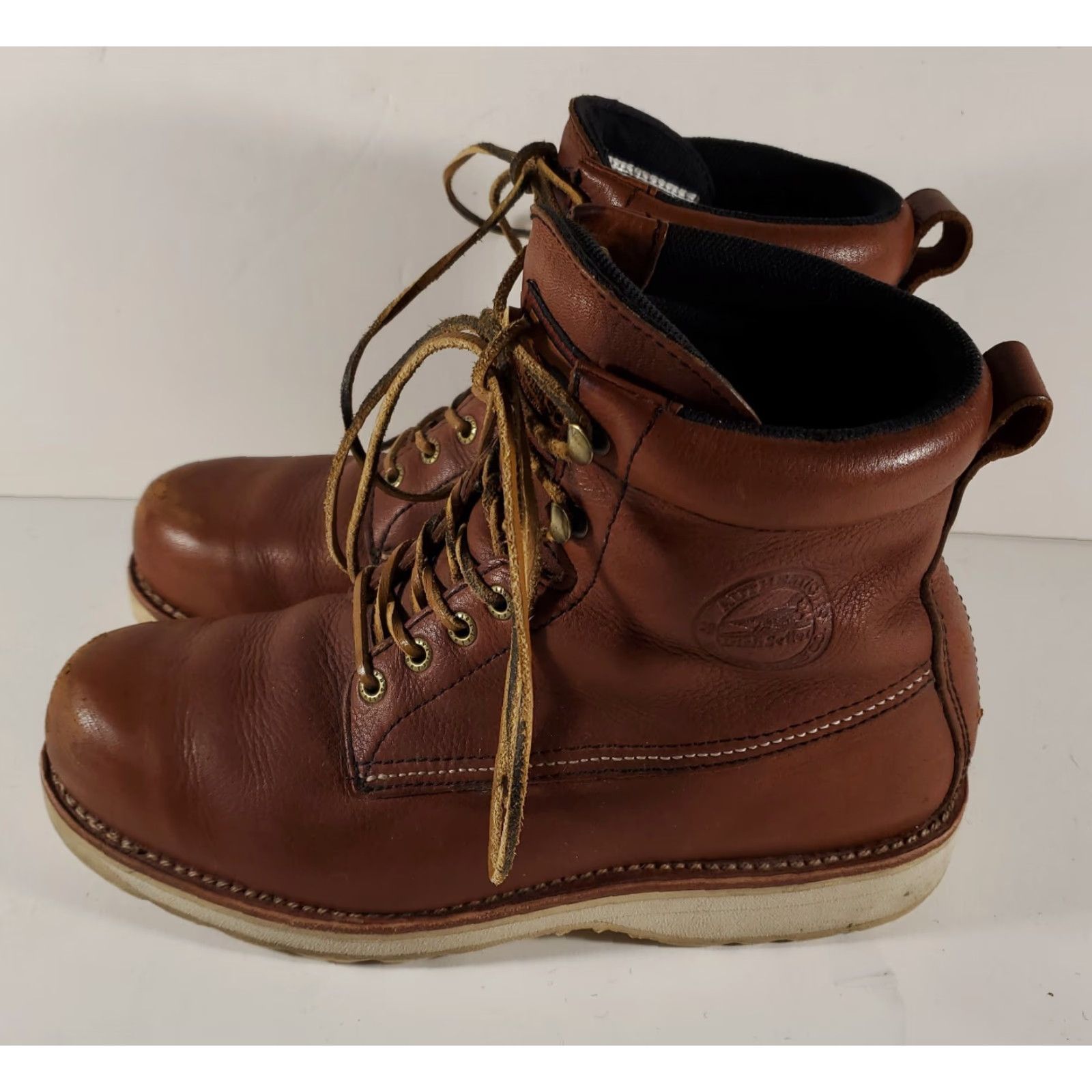Vintage VINTAGE Irish Setter Wingshooter Upland Leather Boots Brown Mens 9 Shoe Boots Hiking Leather Outsole Brown Men 9 Size US 9 / EU 42 - 4 Thumbnail