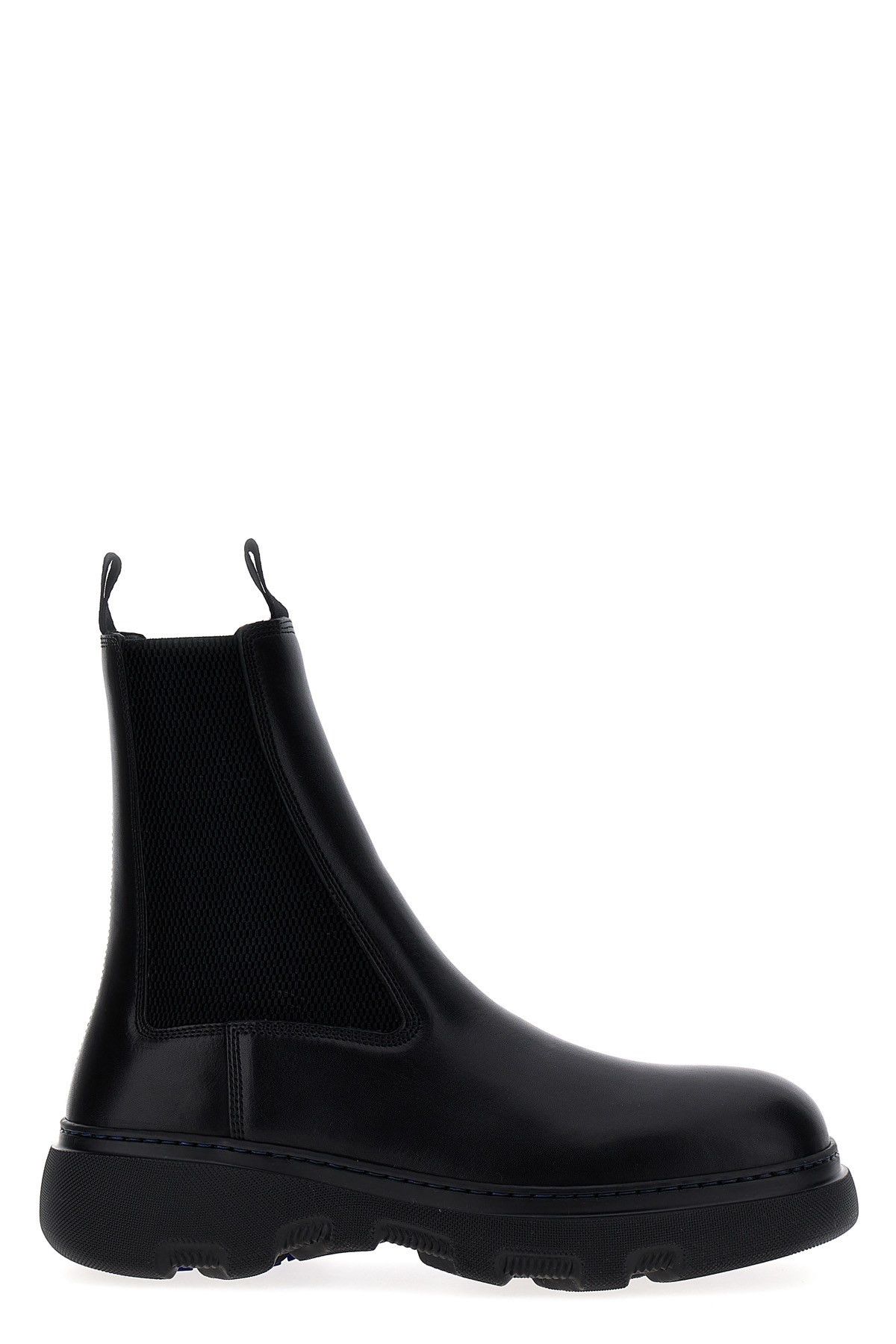 image of Burberry 'chelsea' Ankle Boots in Black, Men's (Size 12)