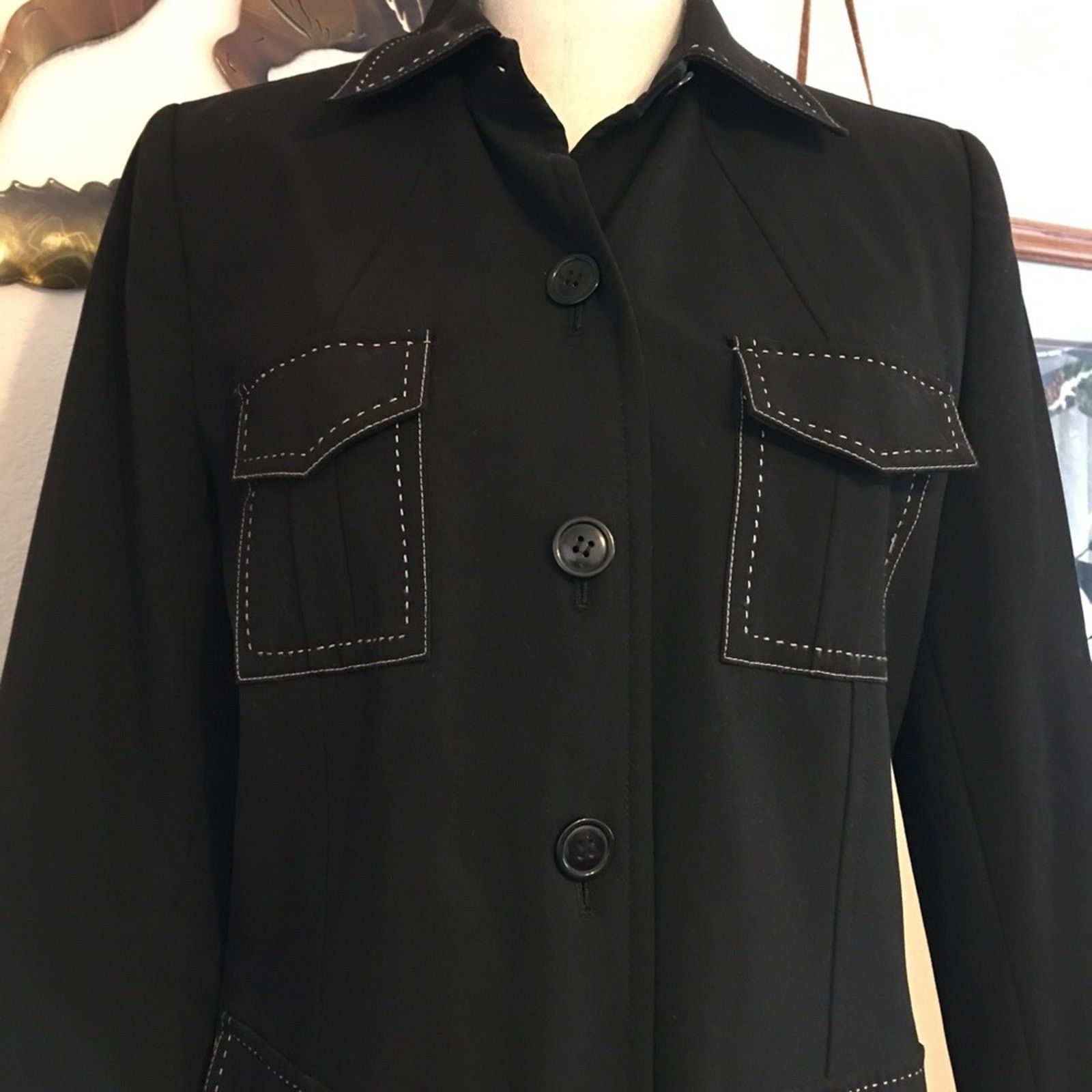 Other Massini stretch stitch detail jacket and skirt set Size M / US 6-8 / IT 42-44 - 5 Thumbnail