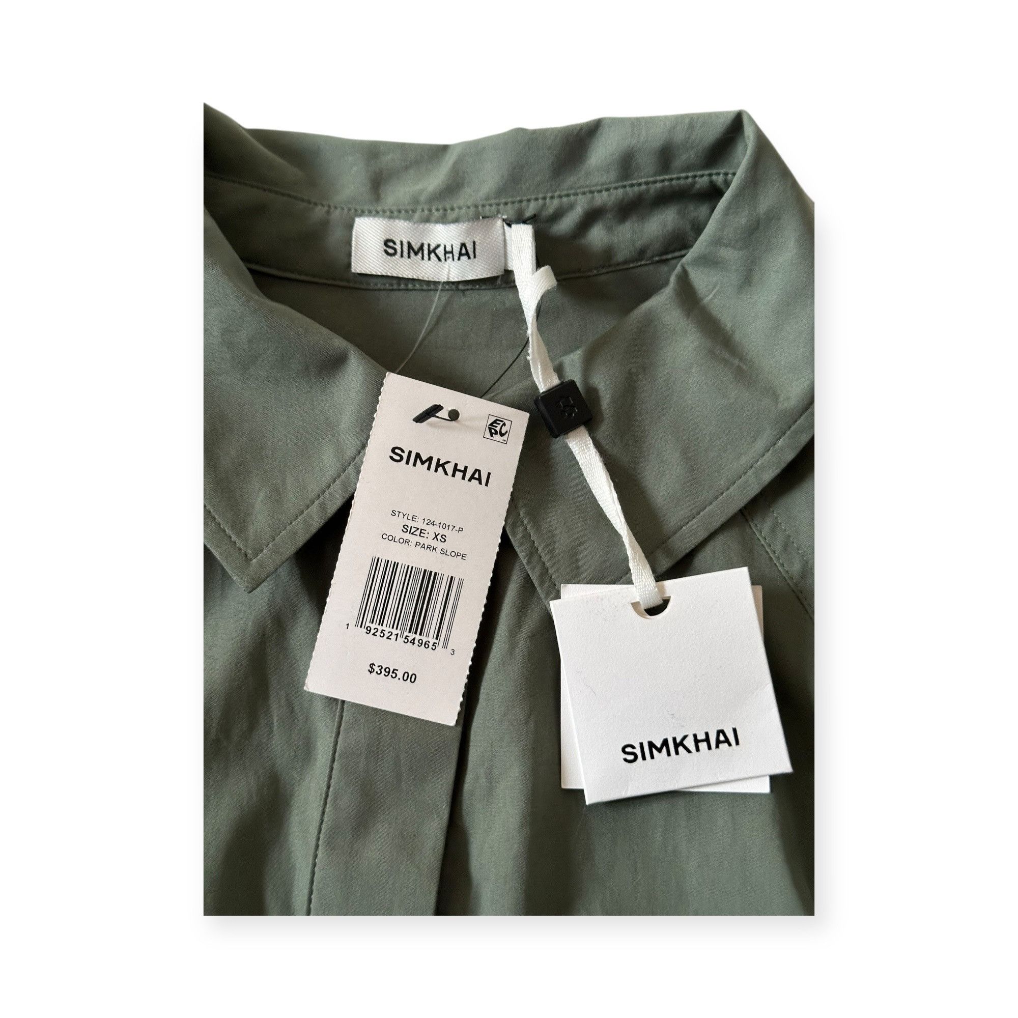 Simkhai Simkhai Blanche Short Sleeve Shirt Mini Dress, Size XS Size XS / US 0-2 / IT 36-38 - 3 Thumbnail
