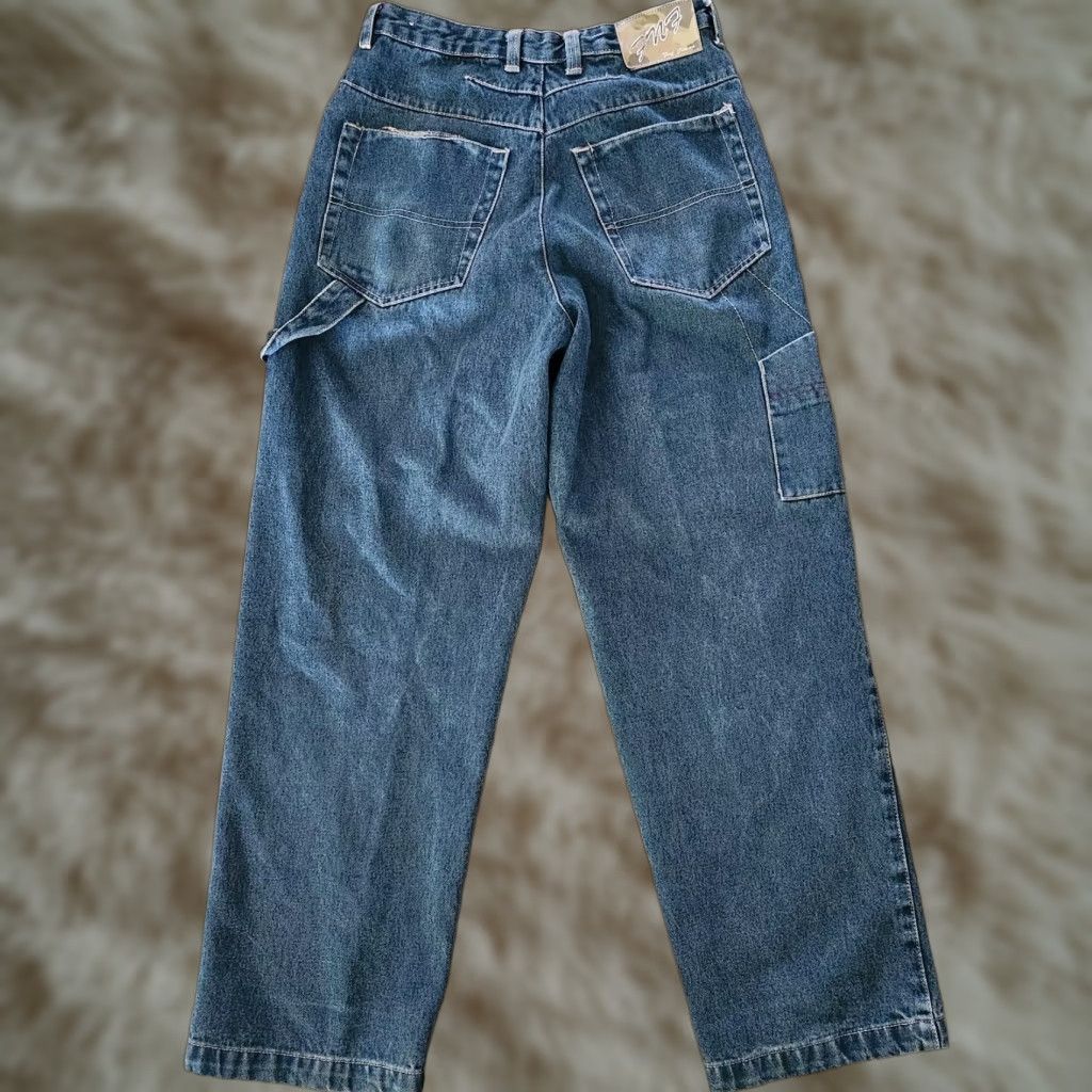 Vintage VINTAGE FNF Jeans Mens 32X32 Baggy Carpenter Wide Leg Skater Y2K Streetwear Mens Size US 32 / EU 48 - 1 Thumbnail