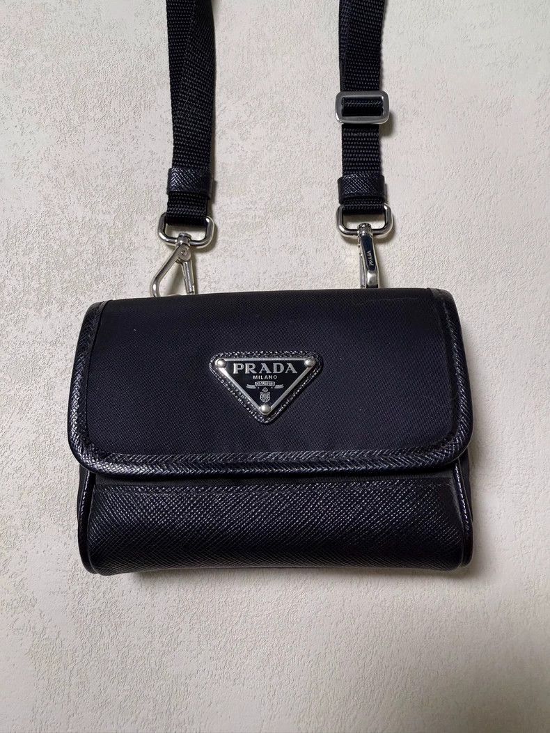 Prada Prada Nylon Shoulder Crossbody Bag with Box-2506 Size ONE SIZE - 2 Thumbnail