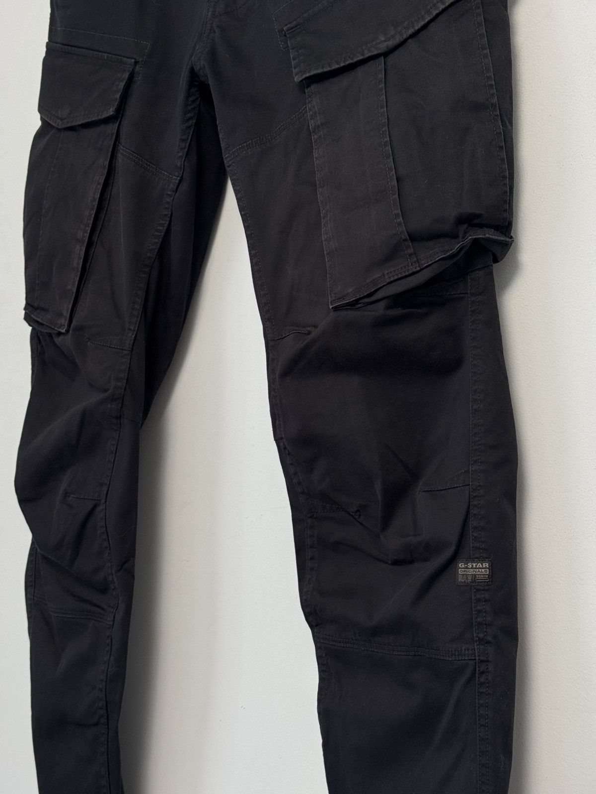 G-Star G-STAR RAW Black ROVIC SLIM Multipocket Cargo Pants Size W35 Size US 35 - 5 Thumbnail