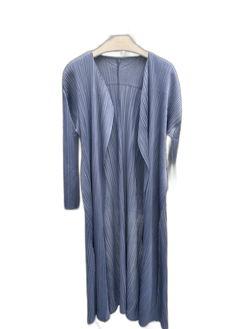 Issey Miyake Issey Miyake Long Cardigan in Haze Blue-yf Size US M / EU 48-50 / 2 - 1 Thumbnail