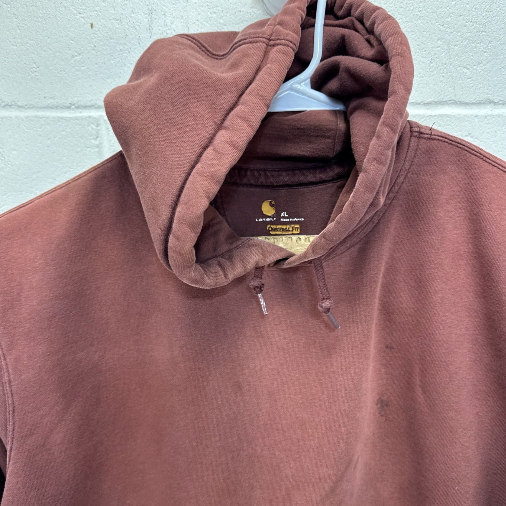 Carhartt Carhartt Sweatshirt Paxton XL Brown Rain Defender Original Fit Hoodie Workwear Size US XL / EU 56 / 4 - 3 Thumbnail