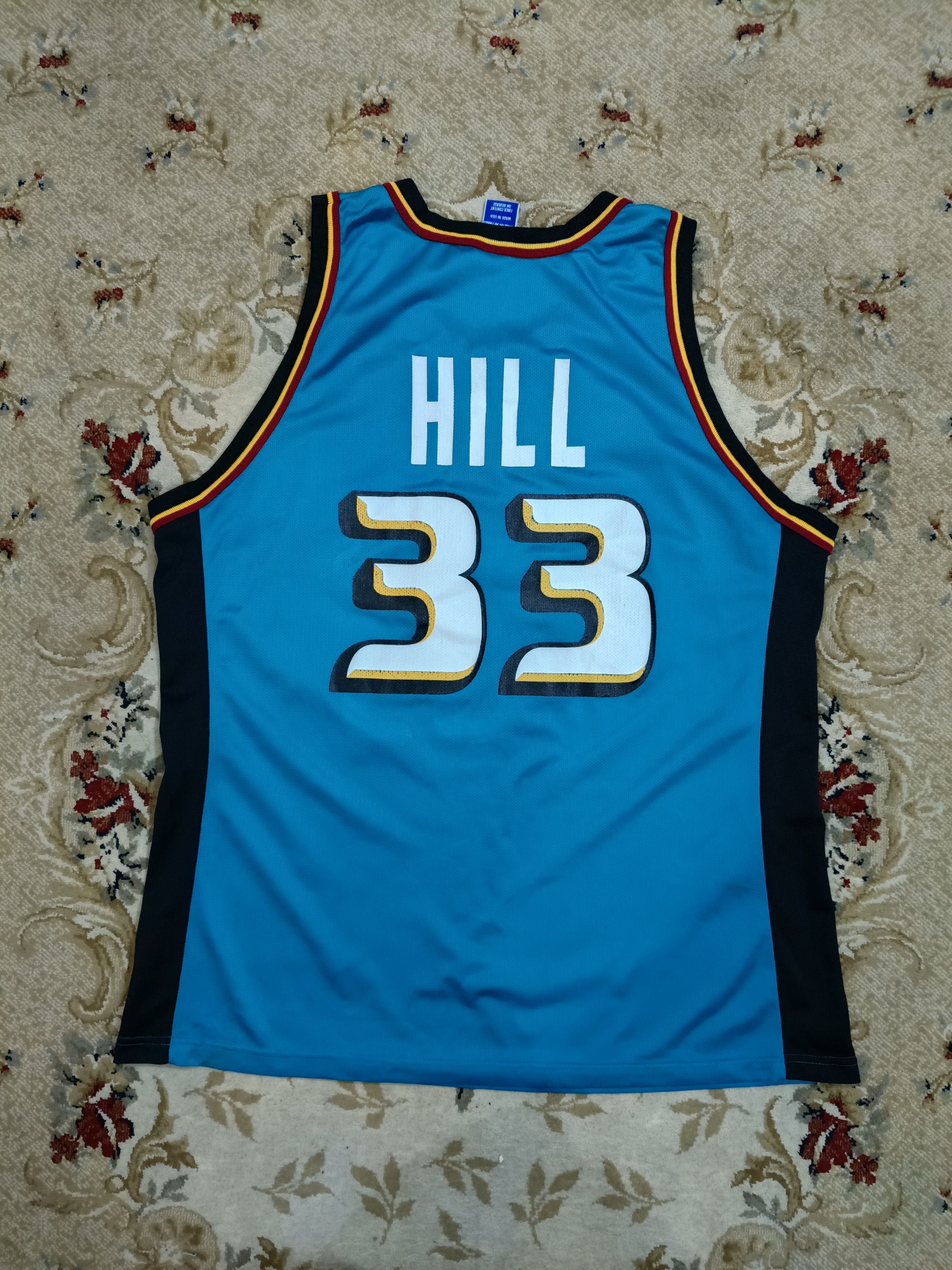 Champion Vintage Detroit Pistons Grant Hill NBA Jersey Size US L / EU 52-54 / 3 - 8 Thumbnail