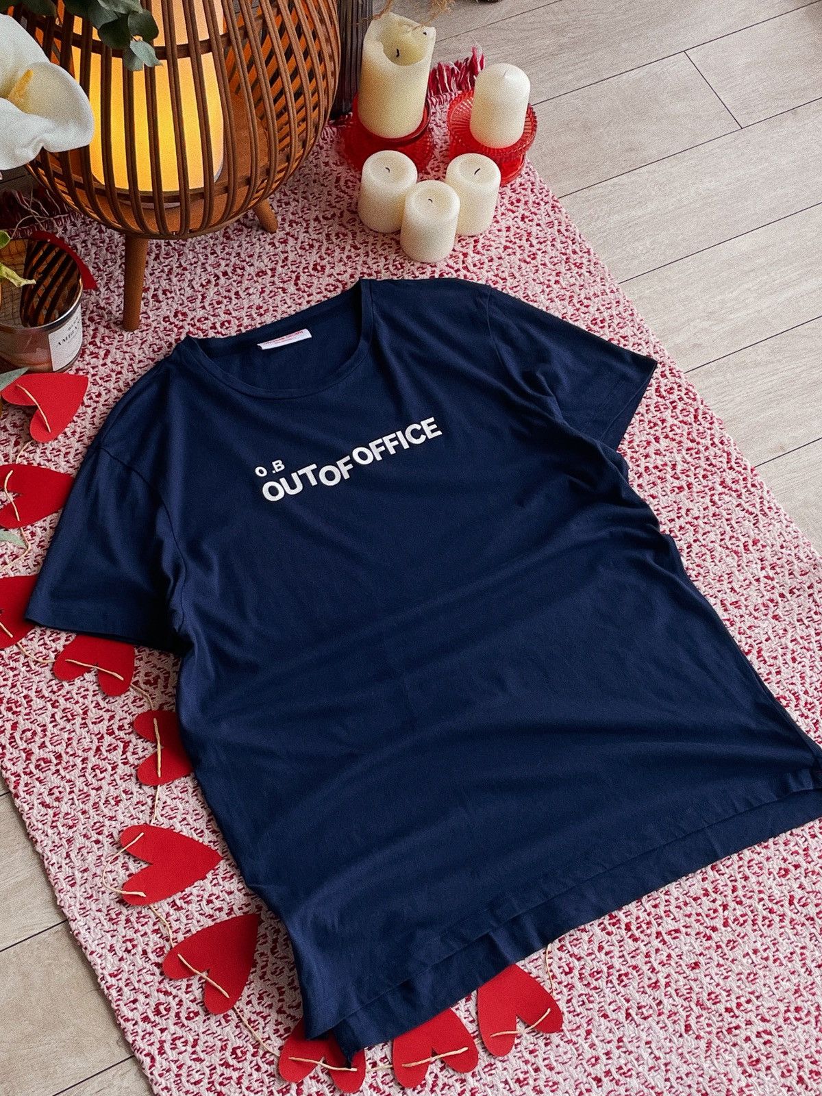 Orlebar Brown Orlebar Brown “Out Of Office” Navy T-Shirt Size US L / EU 52-54 / 3 - 2 Thumbnail