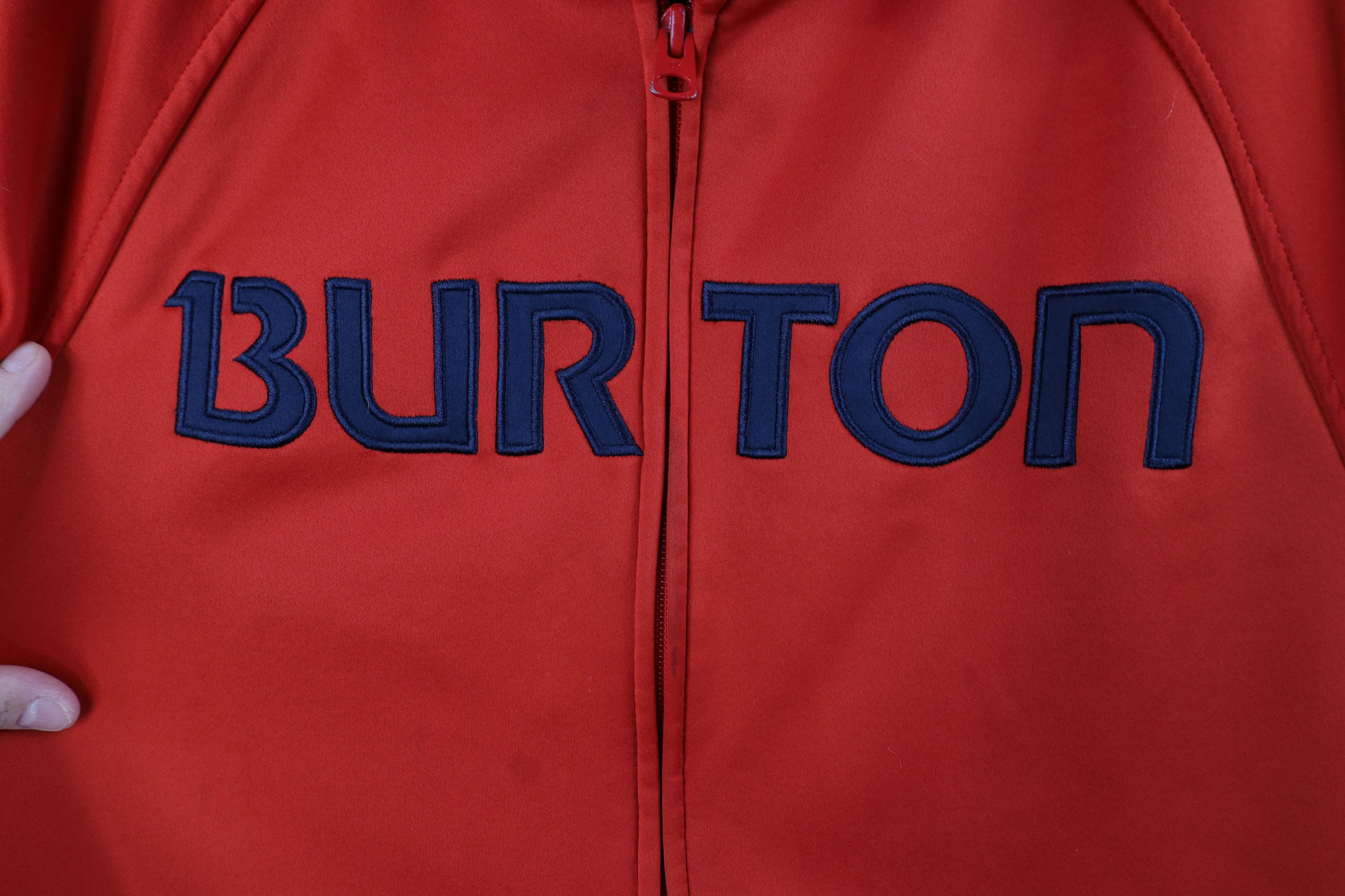 Burton Vintage Burton Snowboards Spell Out Fleece Lined Hoodie Size US L / EU 52-54 / 3 - 7 Thumbnail