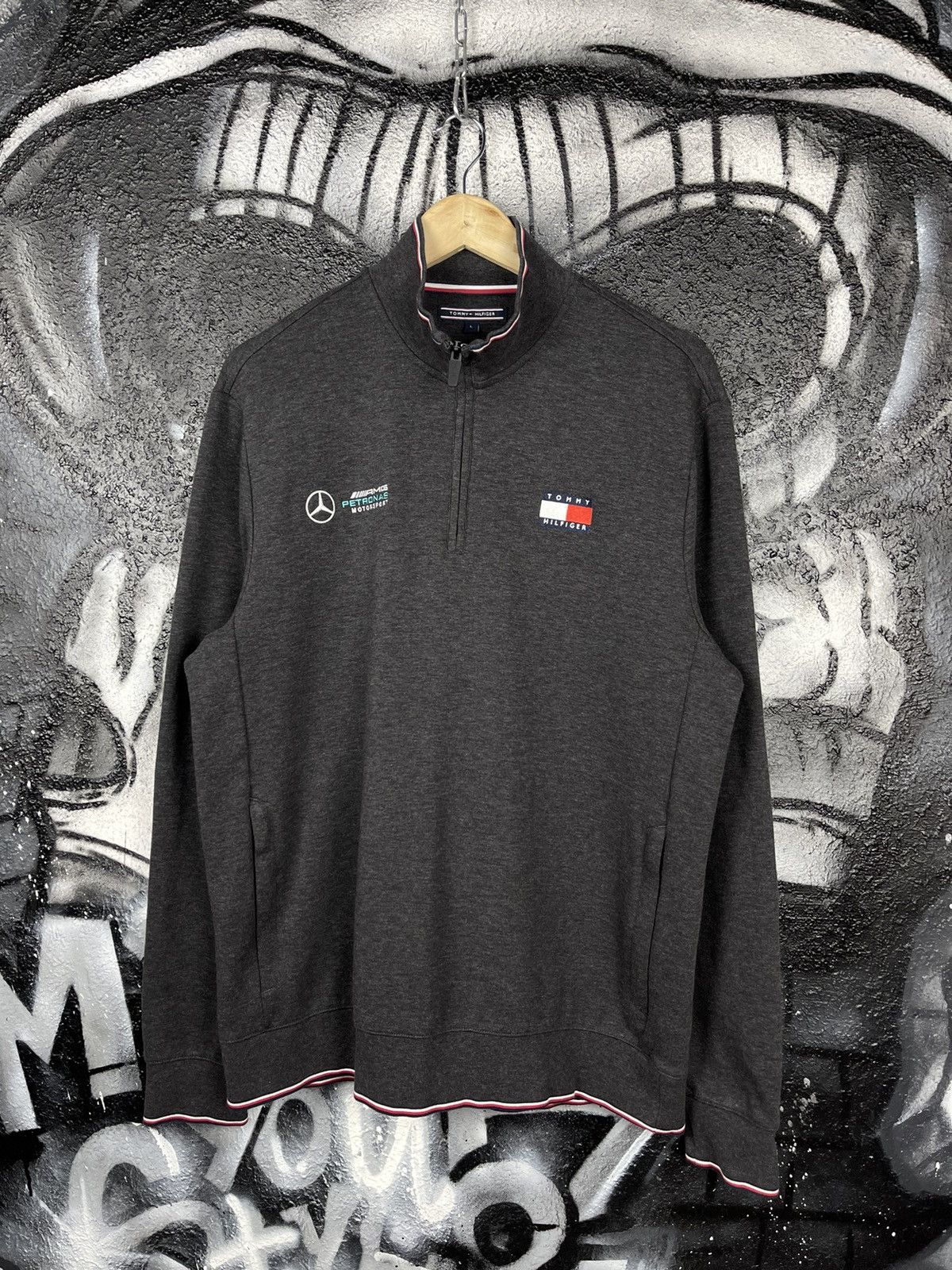 Mercedes-Benz × Tommy Hilfiger Tommy Hilfiger Petronas Racing Half Zip Sweat Men’s Size L Size US L / EU 52-54 / 3 - 2 Thumbnail