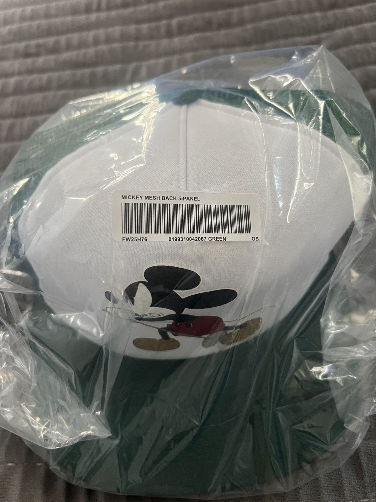 Supreme Supreme Number Nine Mickey Mesh Back 5 Panel Green Size ONE SIZE - 2 Thumbnail