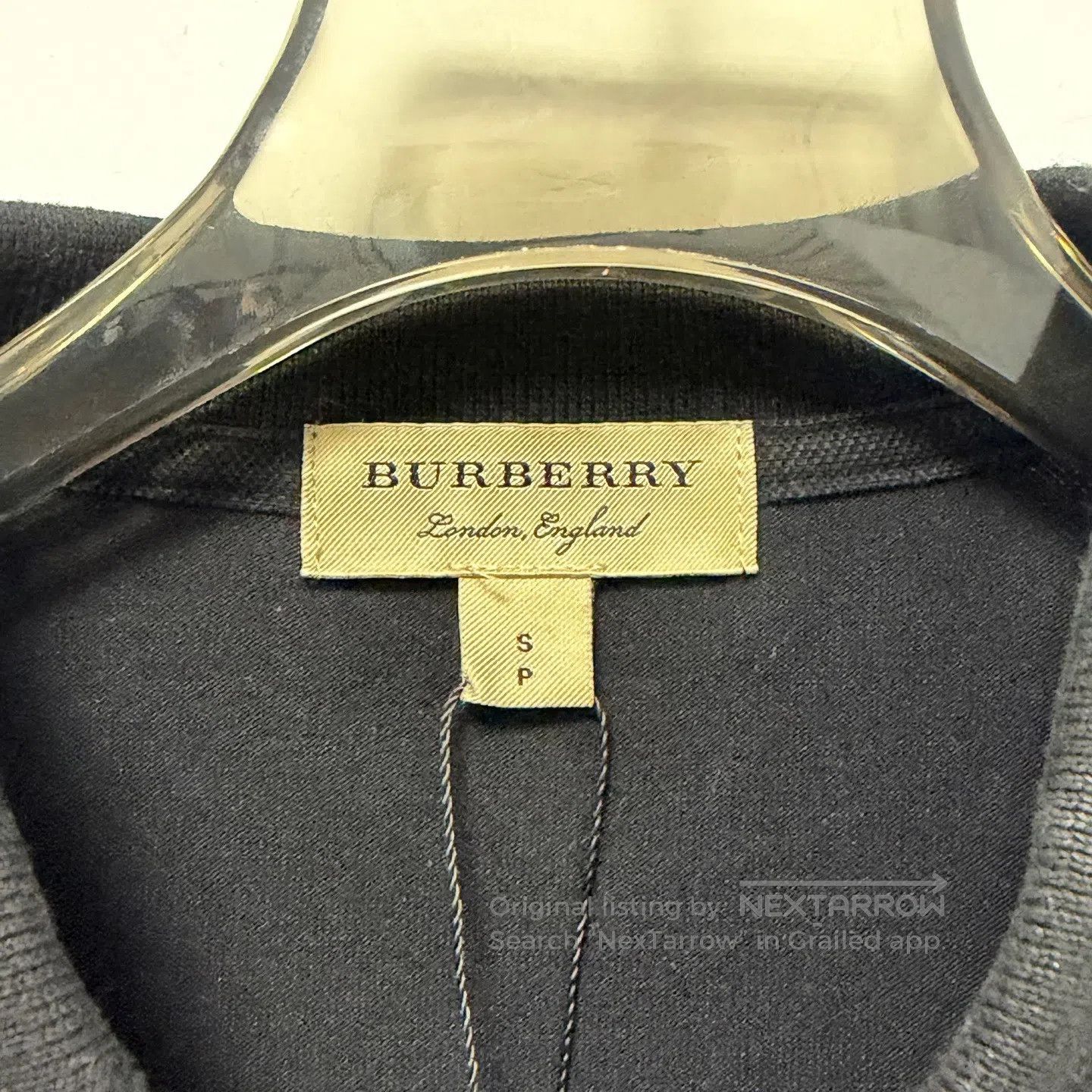 Burberry Burberry Black War Horse Logo Long Sleeve Polo Shirt| Size US S / EU 44-46 / 1 - 2 Thumbnail