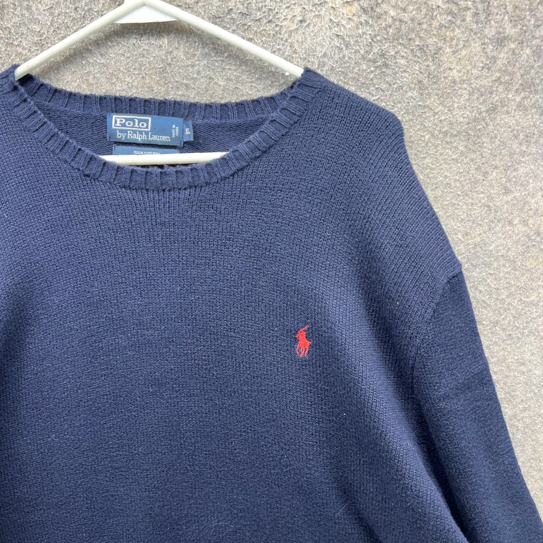 Polo Ralph Lauren Polo Ralph Lauren Sweater Mens XL Blue Cotton Crewneck Pullover Pony Vintage 90s Shirt Mens XL Blue Cotton Knit Pullover Polo Pony Logo Vintage 90s Size US XL / EU 56 / 4 - 7 Thumbnail