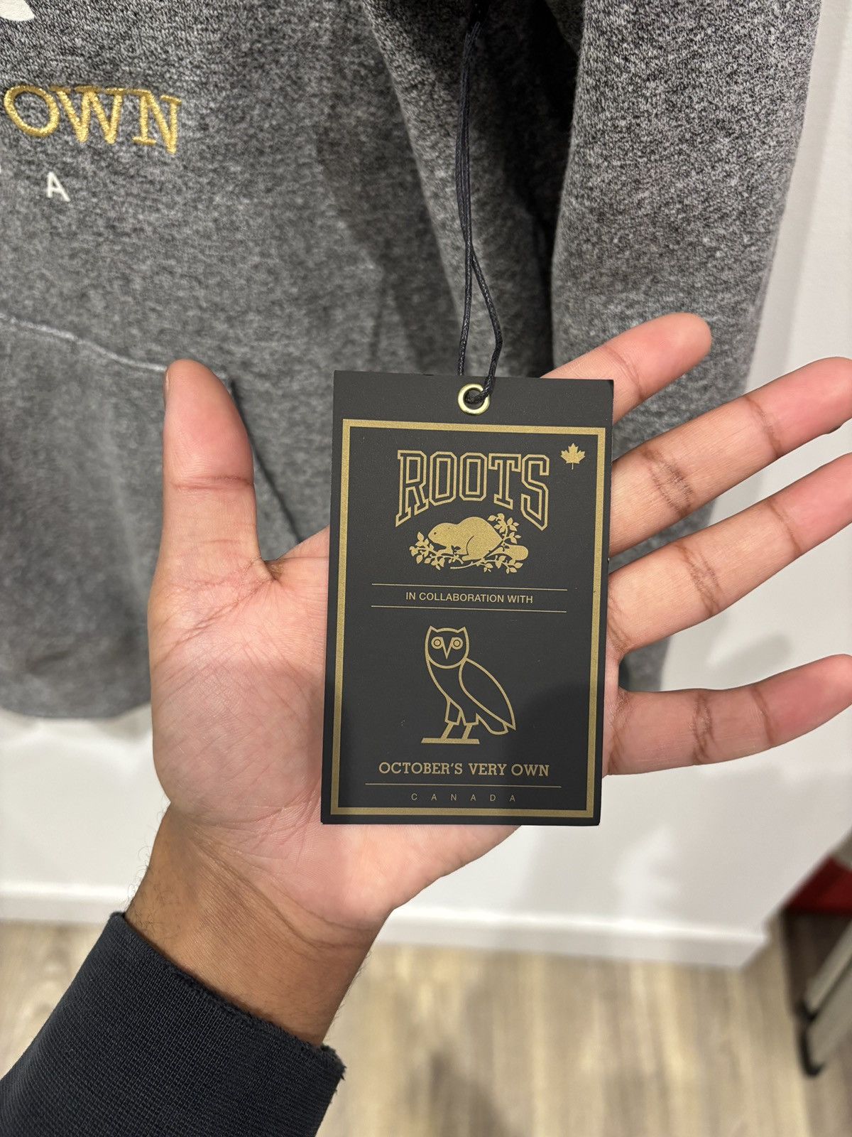 October's Very Own × Roots OVO Roots Canada Hoodie Grey Size: XXL Size US XXL / EU 58 / 5 - 5 Thumbnail