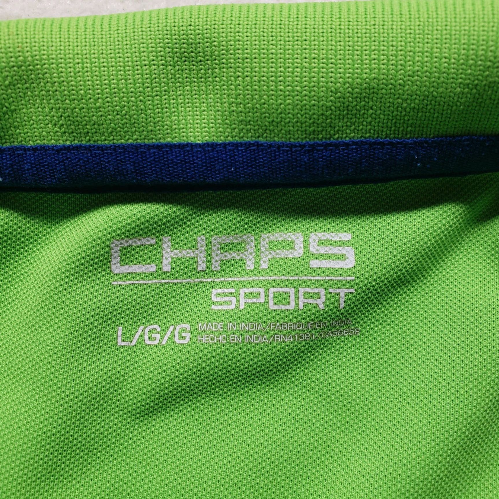 Chaps Chaps Polo Shirt Solid Green Short Sleeve Collared Cotton Women L Adult Large Polo Shirt Green, Shirt, Women, L Size L / US 10 / IT 46 - 2 Thumbnail