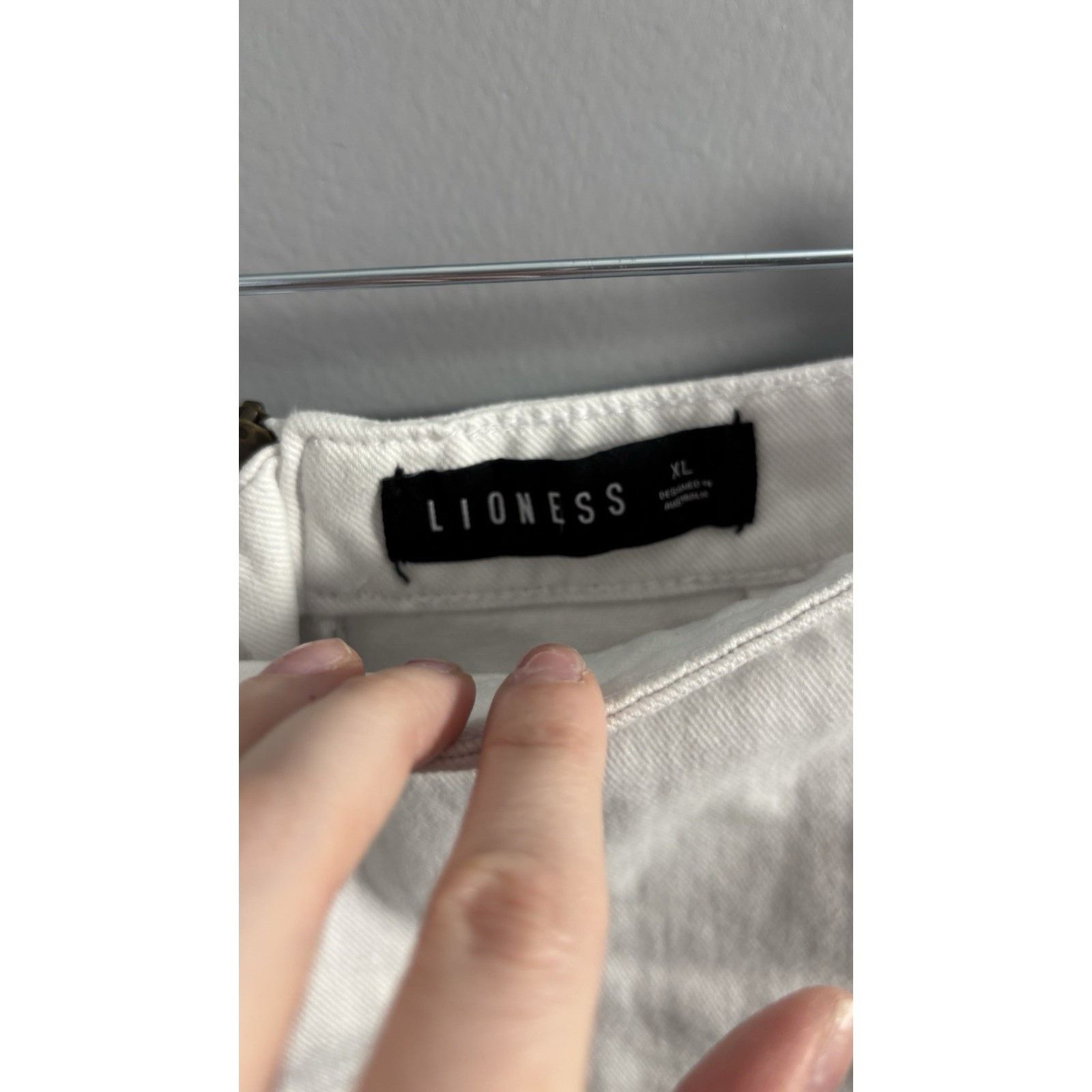 Lioness Lioness White Mini Skirt XL Size 36" / US 14 / IT 50 - 4 Thumbnail