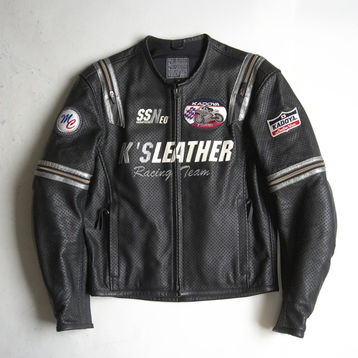 Kadoya KADOYA Black Star Leather Riders Jacket | Grailed