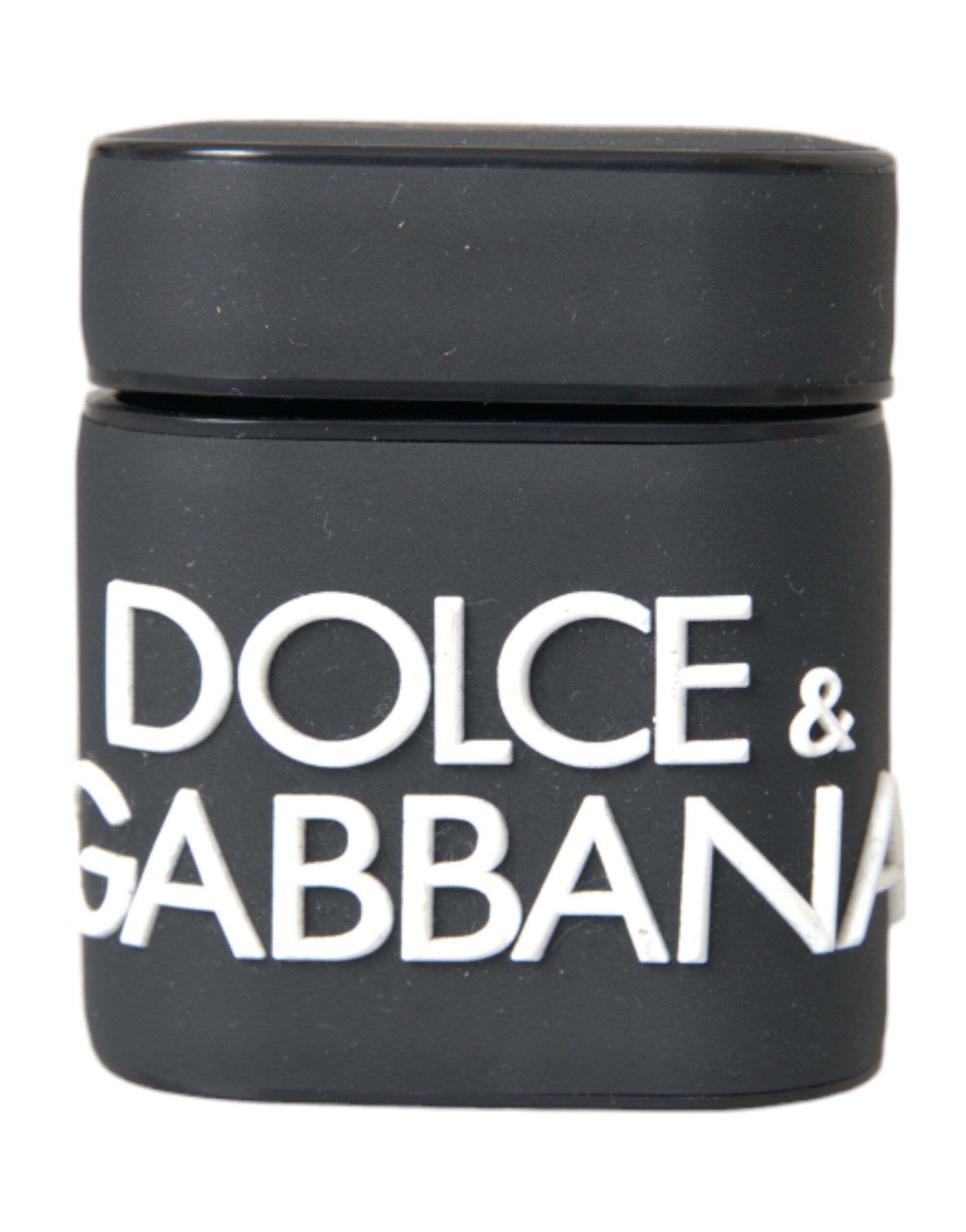 Dolce & Gabbana Black White Silicone Embossed Logo Airpods Women's Case Size ONE SIZE - 1 Thumbnail
