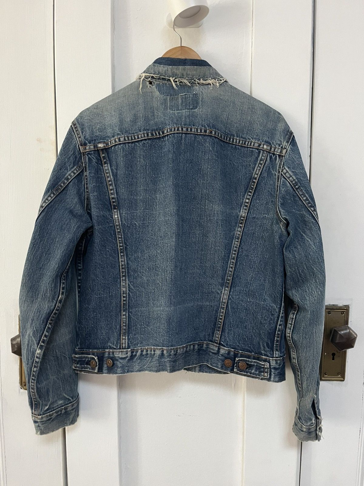 1970’s Vintage Levi’s Patch Distressed Denim Jacket