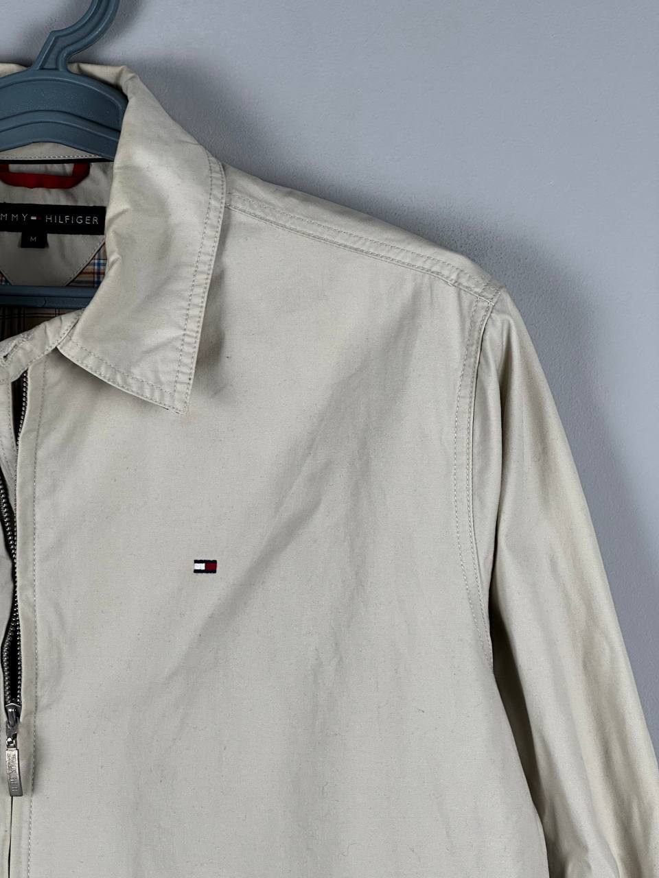 Tommy Hilfiger Vintage Tommy Hilfiger Beige Cotton Trucker Jacket Size US M / EU 48-50 / 2 - 4 Thumbnail