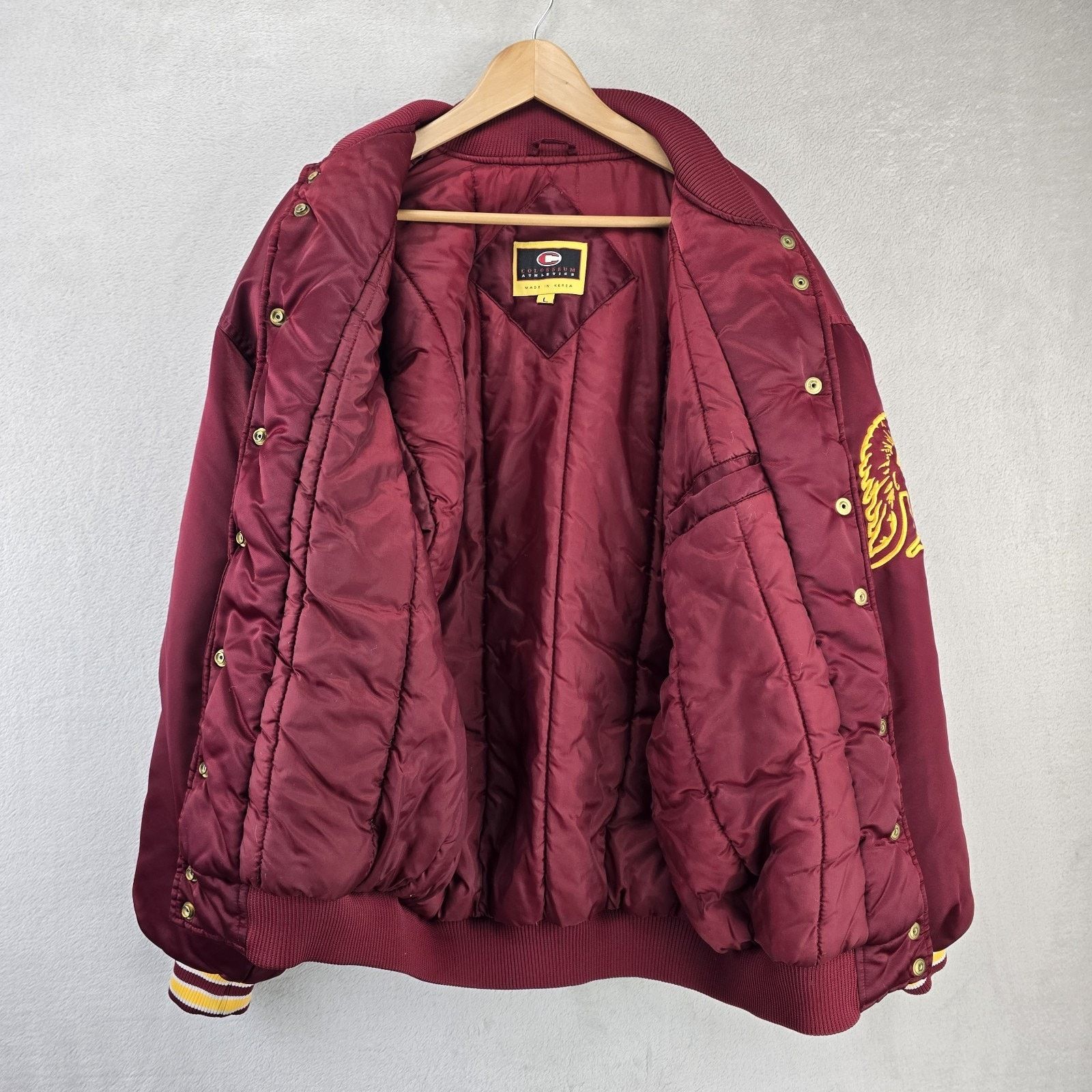 Colosseum Athletics Vintage USC Trojans Satin Jacket Large Bomber Colosseum 90s Size US L / EU 52-54 / 3 - 6 Thumbnail